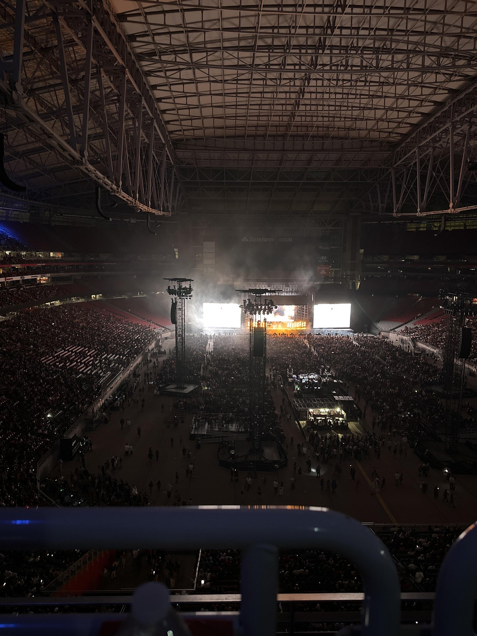 Real Fan View taken from Ring Of Honor WC 430 at State Farm Stadium by Kayla K
