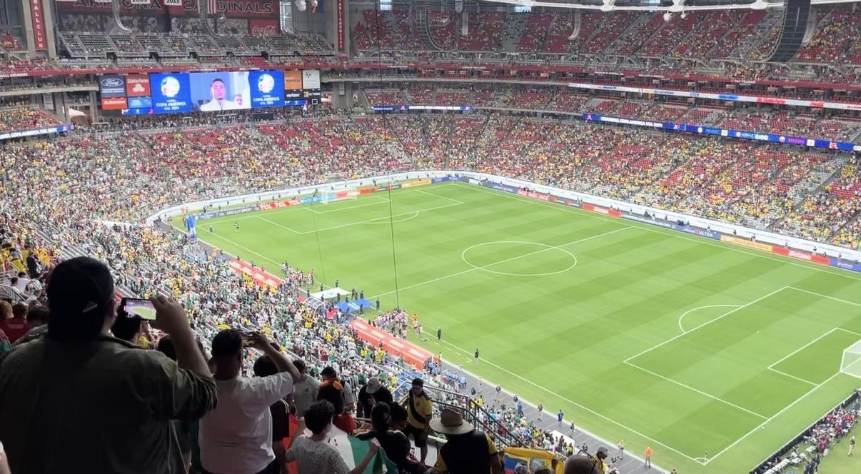 Real Fan View taken from Terrace 405 at State Farm Stadium by Andrés G
