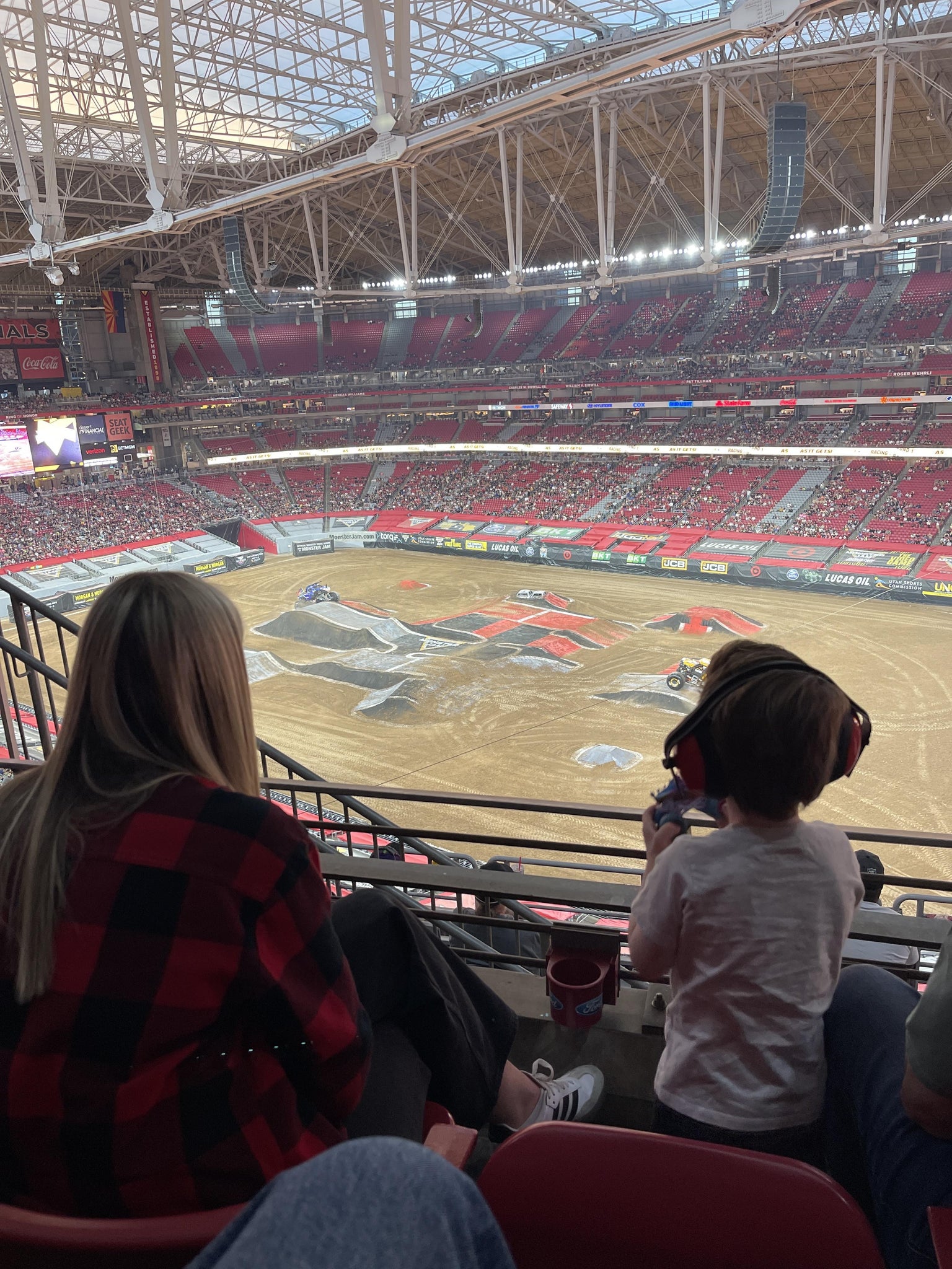 Real Fan View taken from Terrace 405 at State Farm Stadium by Emilie G