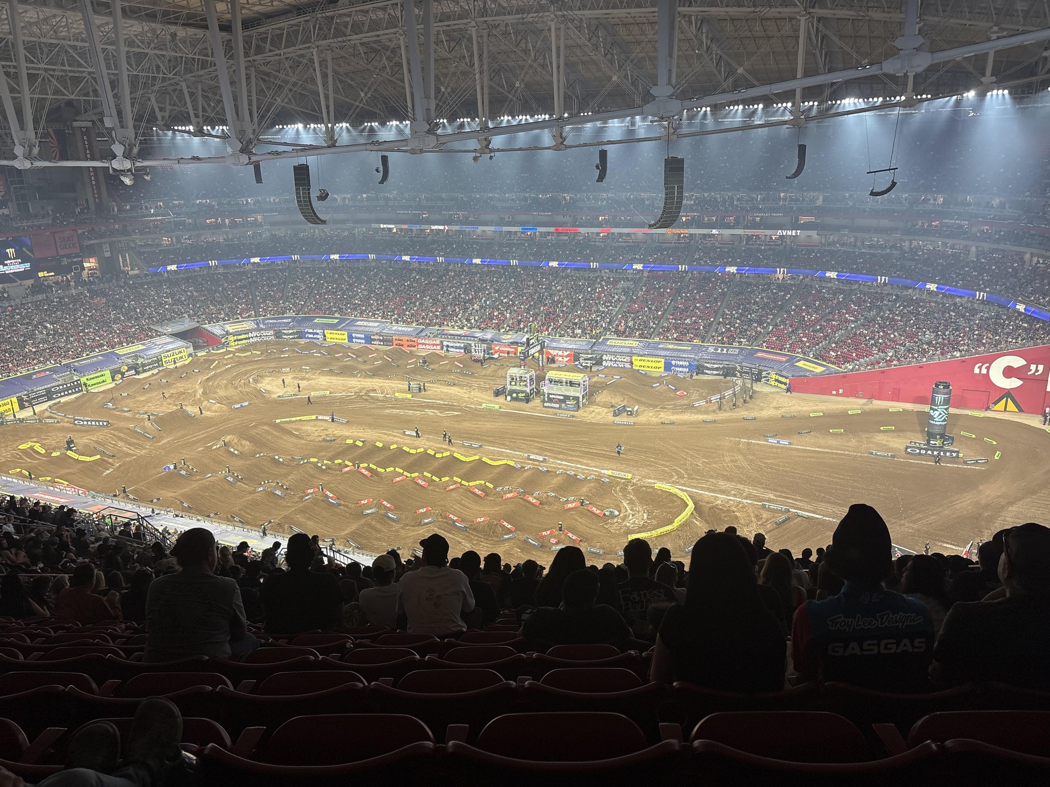 Real Fan View taken from Terrace 405 at State Farm Stadium by Angelina W