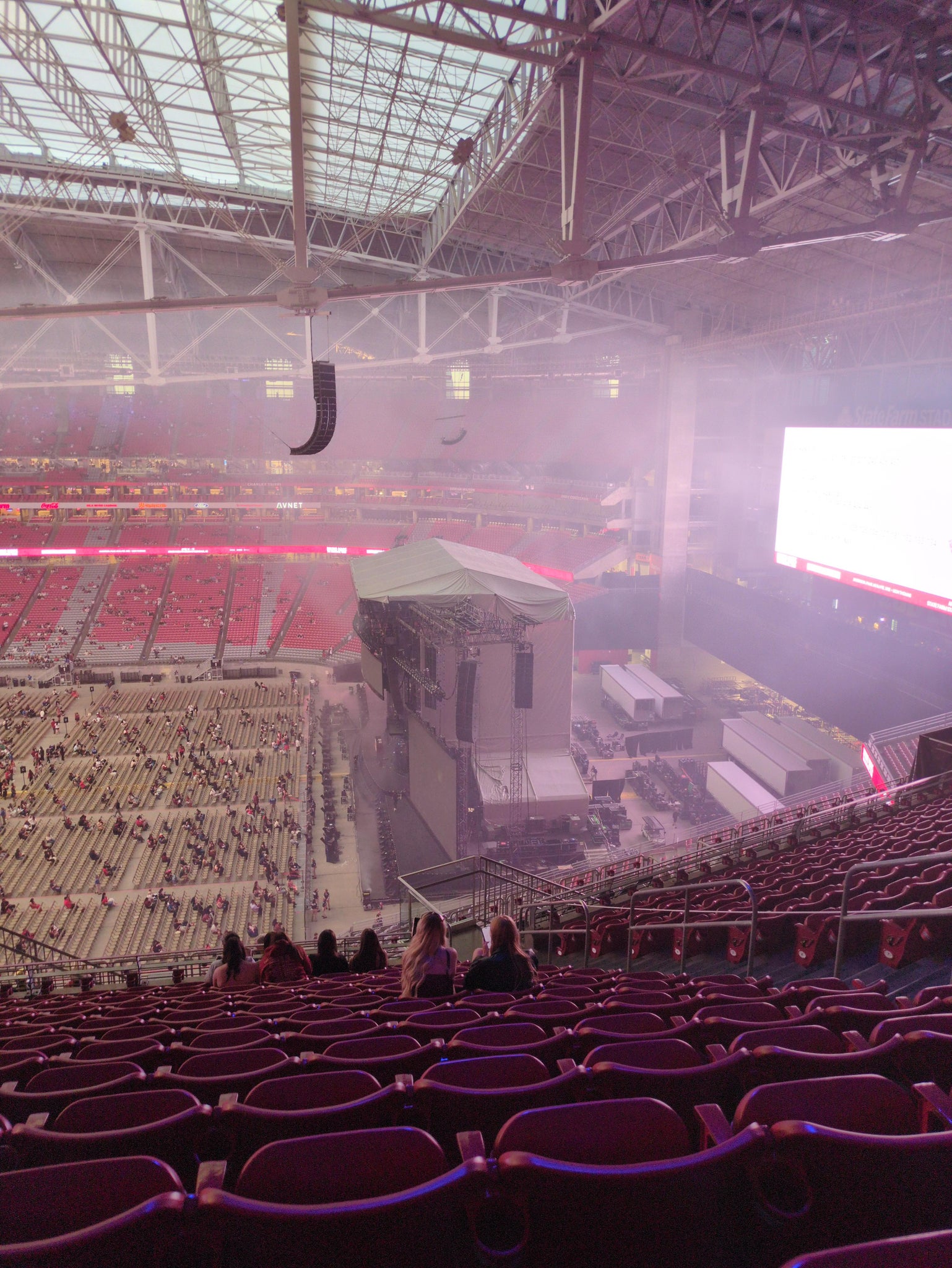 Real Fan View taken from Terrace 407 at State Farm Stadium by Isabella J