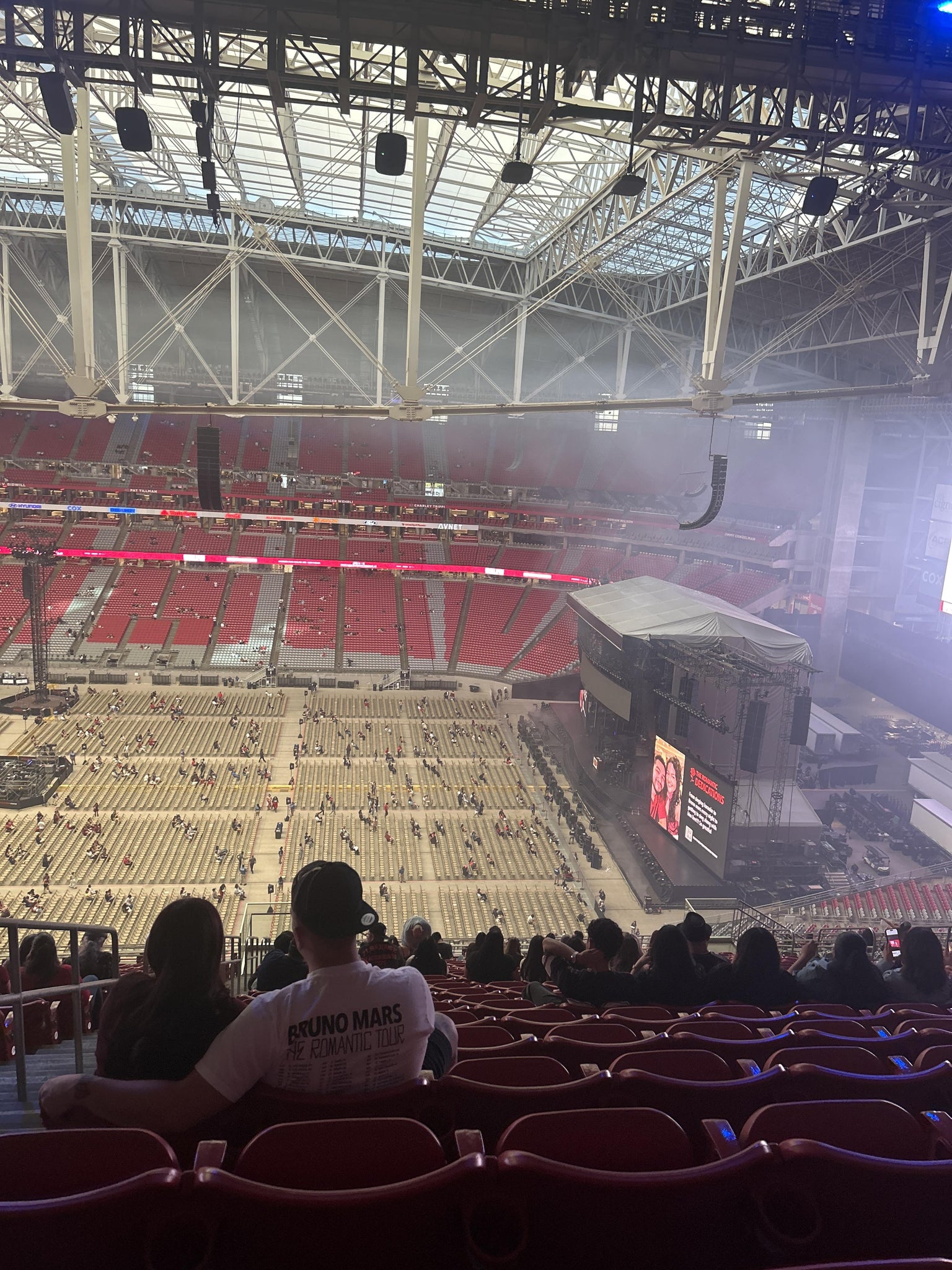 Real Fan View taken from Terrace 409 at State Farm Stadium by Summer H