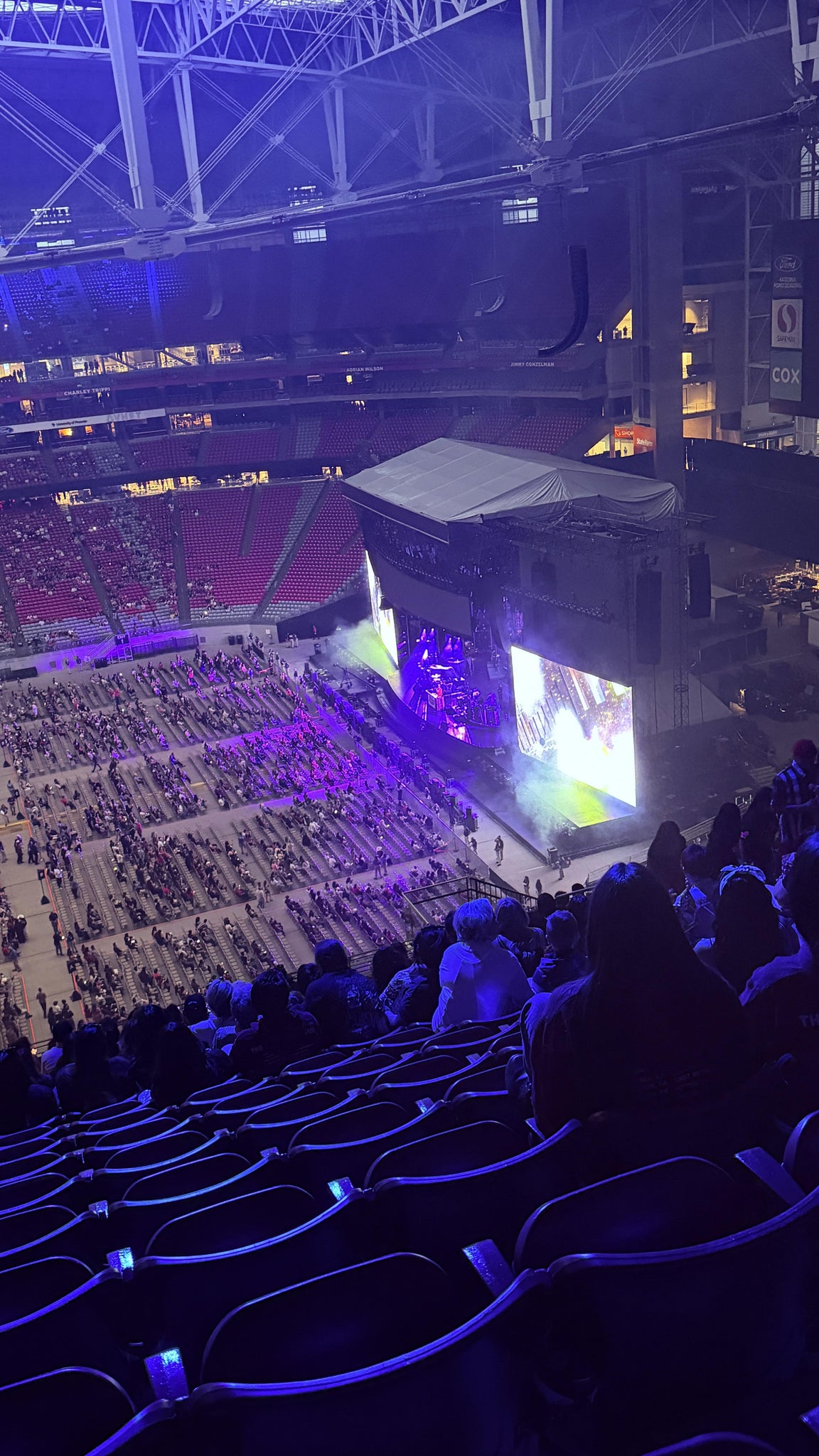 Real Fan View taken from Terrace 410 at State Farm Stadium by Jesus-alberto L
