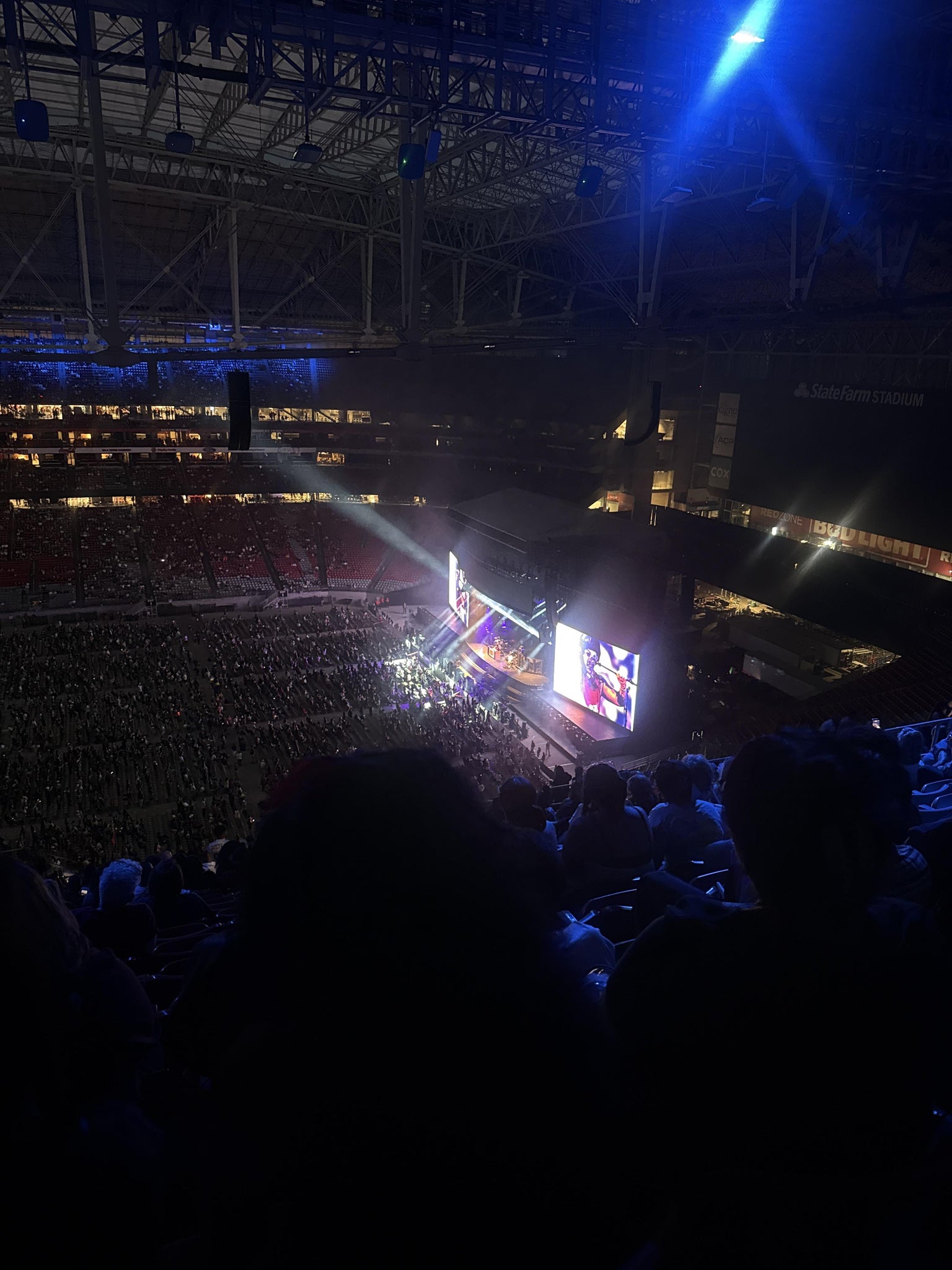 Real Fan View taken from Terrace 411 at State Farm Stadium by Angel S