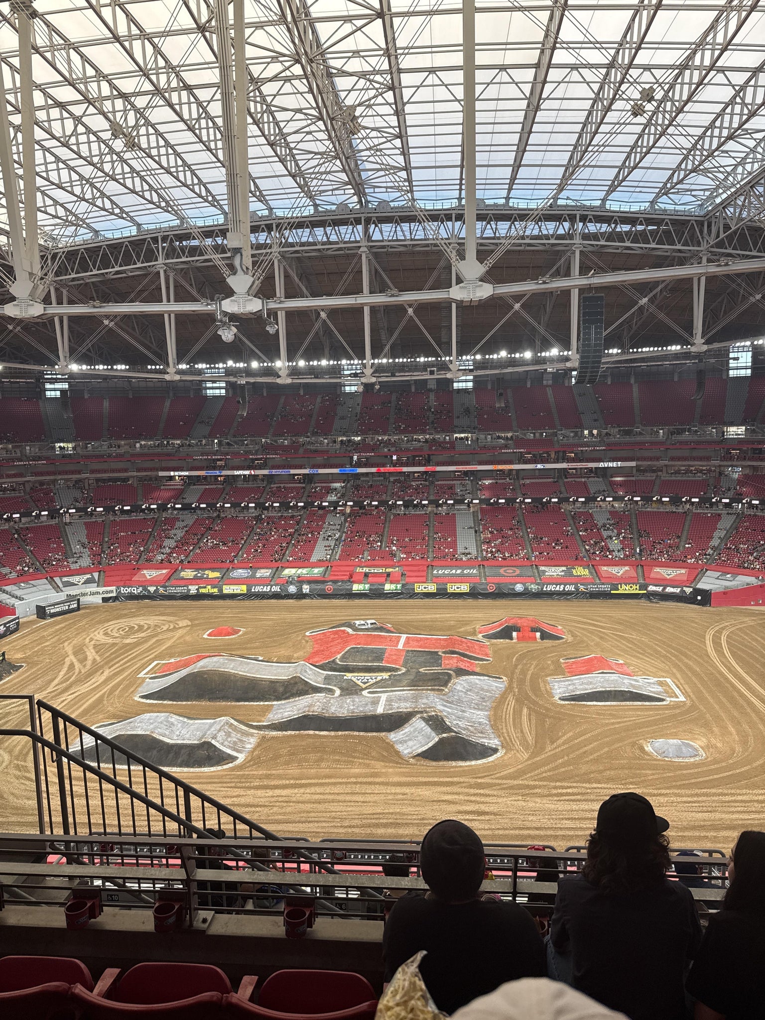 Real Fan View taken from Terrace 411 at State Farm Stadium by Wyatt W