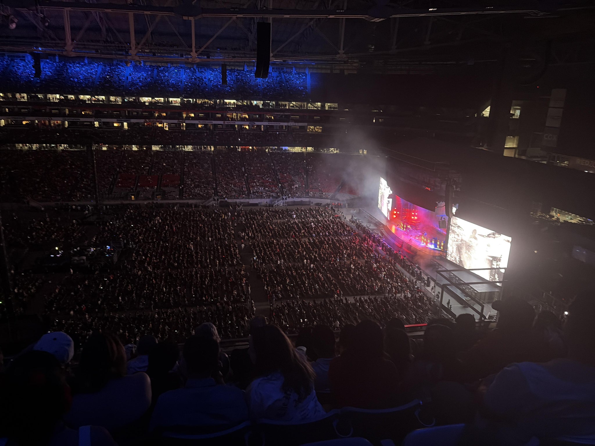 Real Fan View taken from Terrace 411 at State Farm Stadium by Derek R