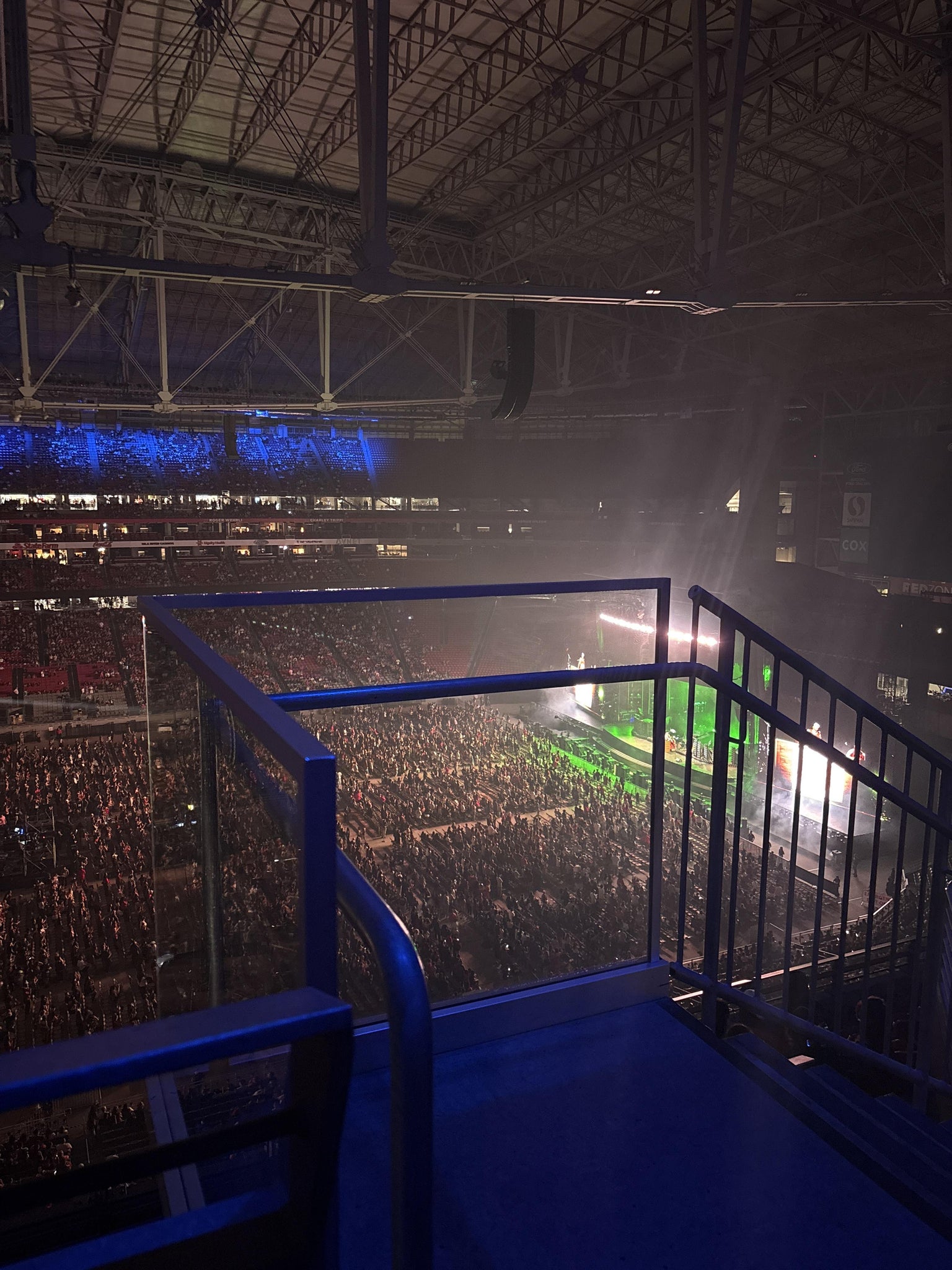 Real Fan View taken from Terrace 413 at State Farm Stadium by Alyssa C