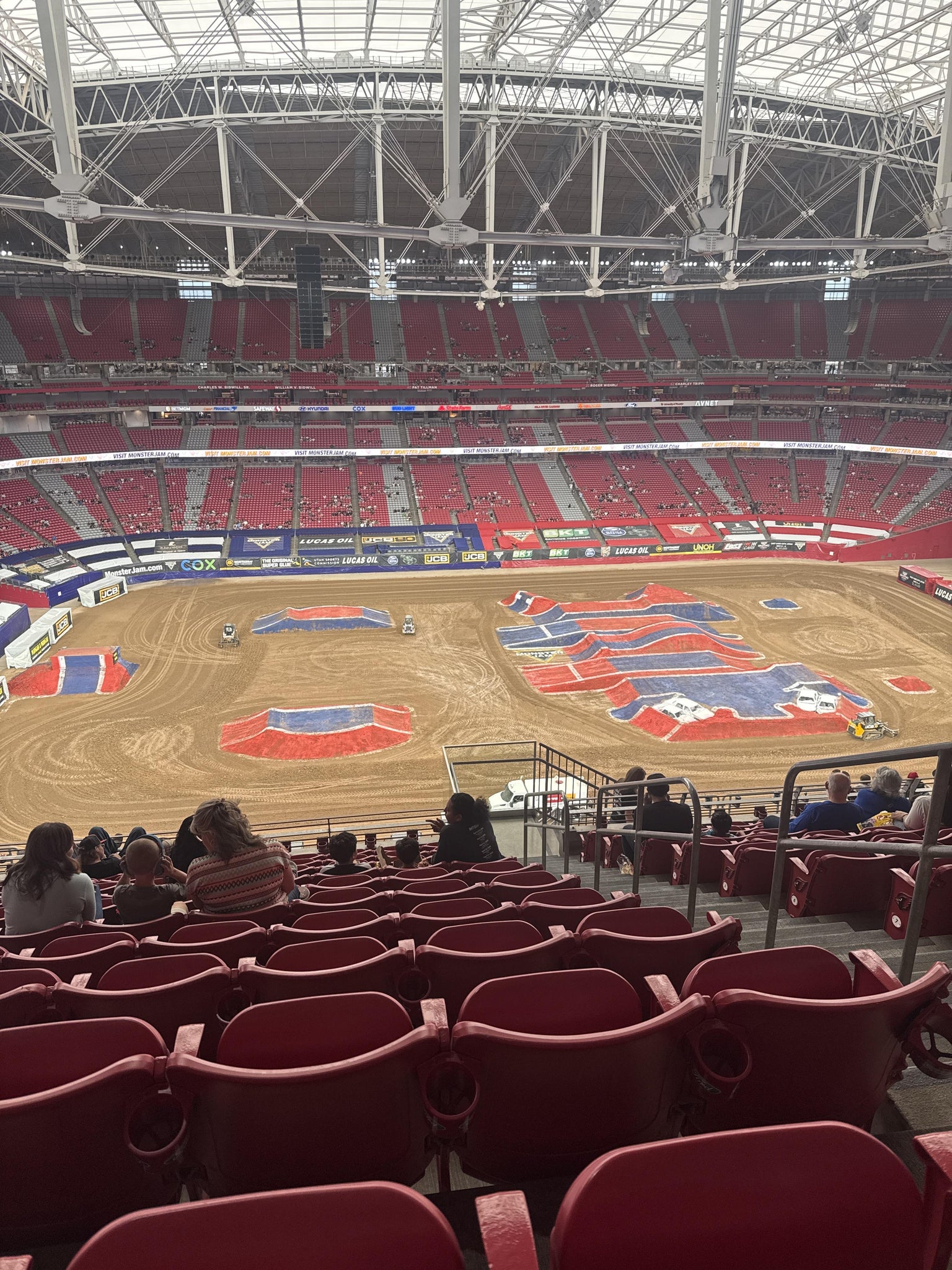 Real Fan View taken from Terrace 415 at State Farm Stadium by Nikki S