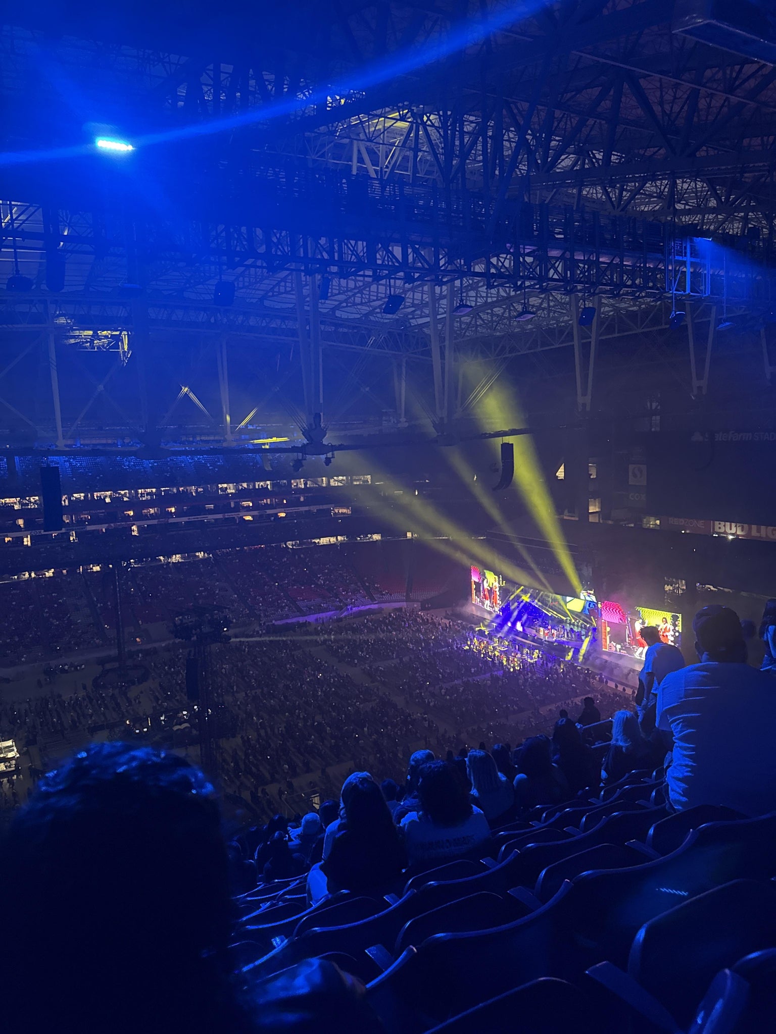 Real Fan View taken from Terrace 415 at State Farm Stadium by Sienna S