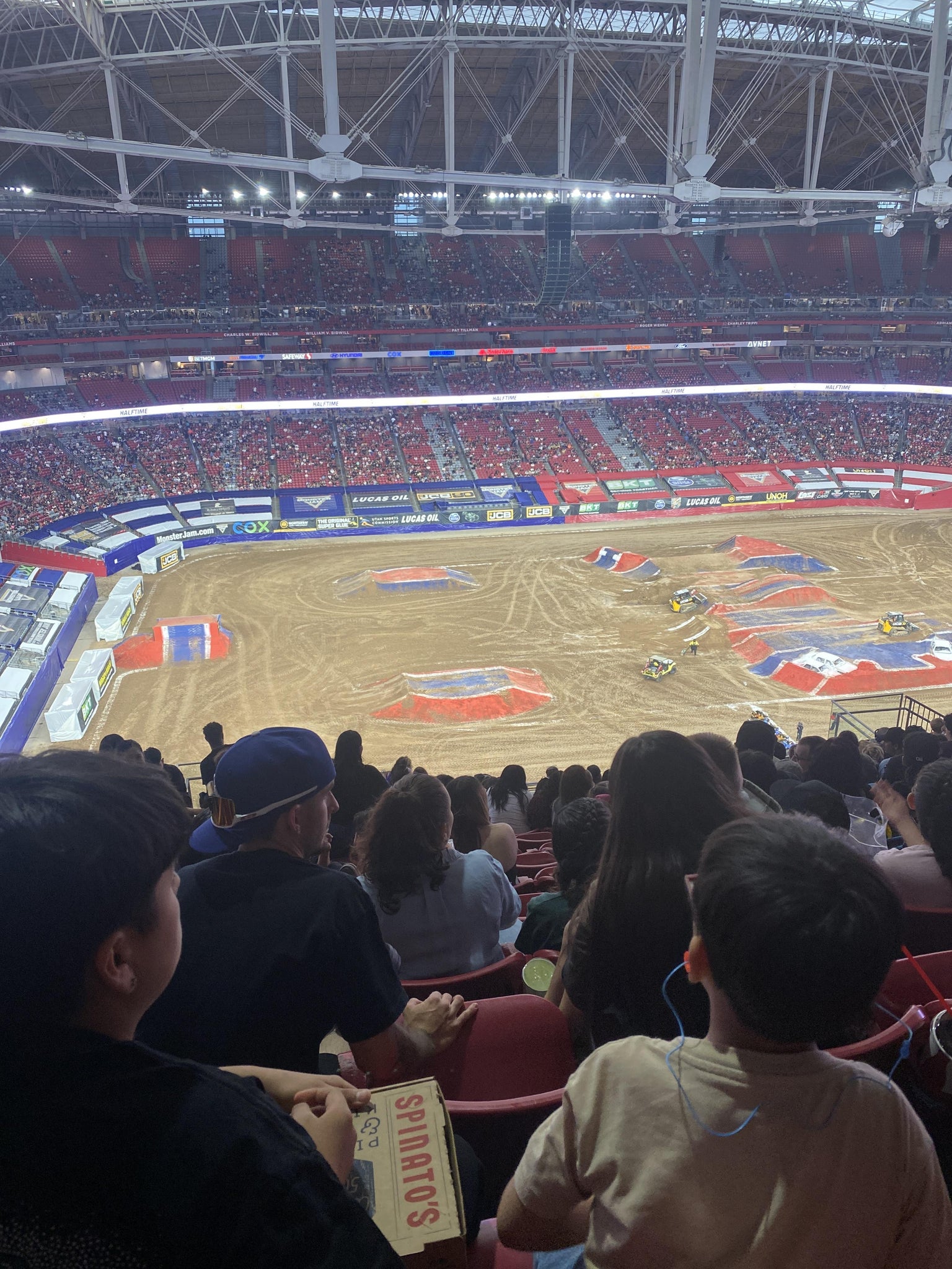 Real Fan View taken from Terrace 416 at State Farm Stadium by Javier C