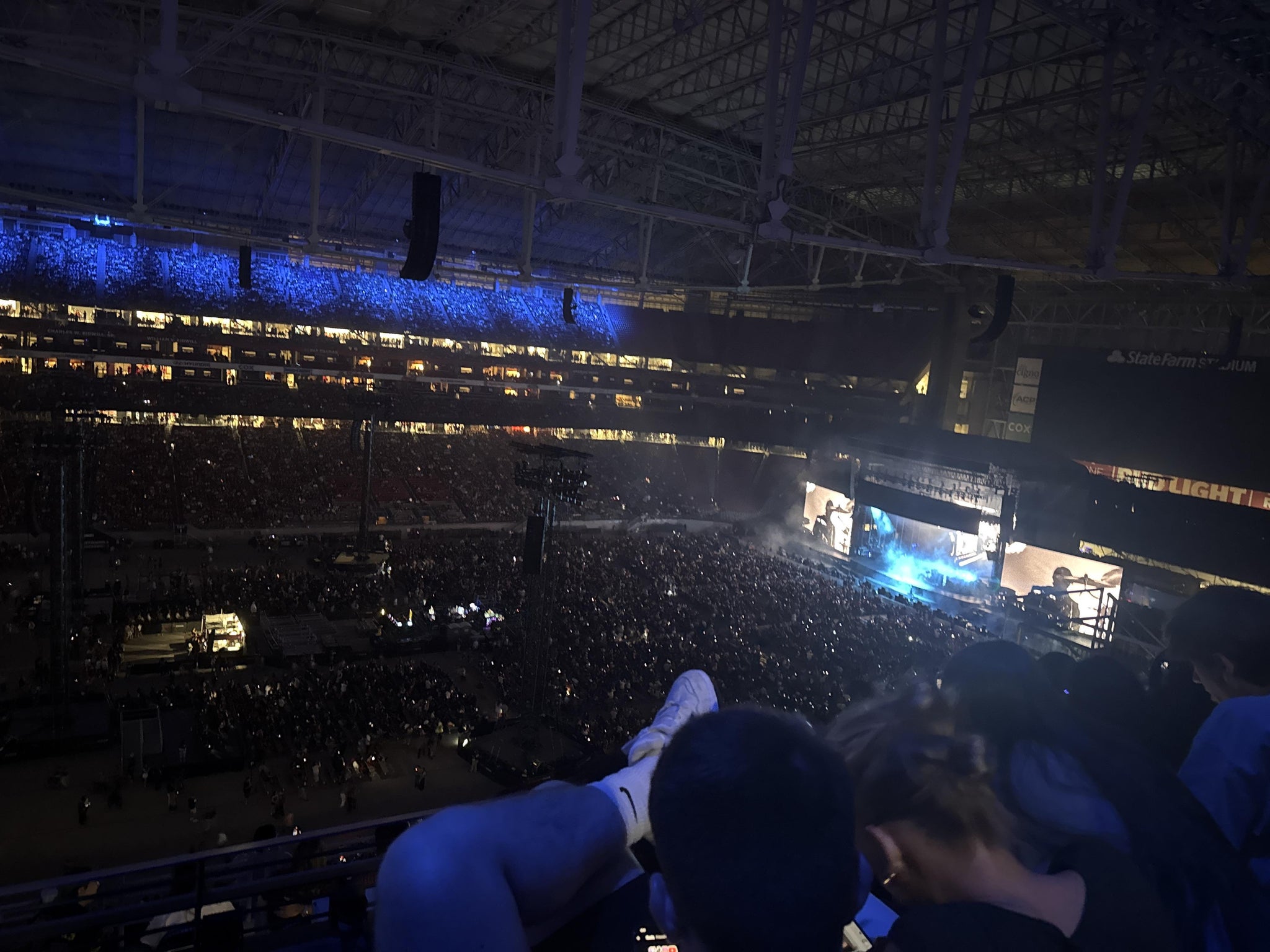 Real Fan View taken from Terrace 416 at State Farm Stadium by Savanna A
