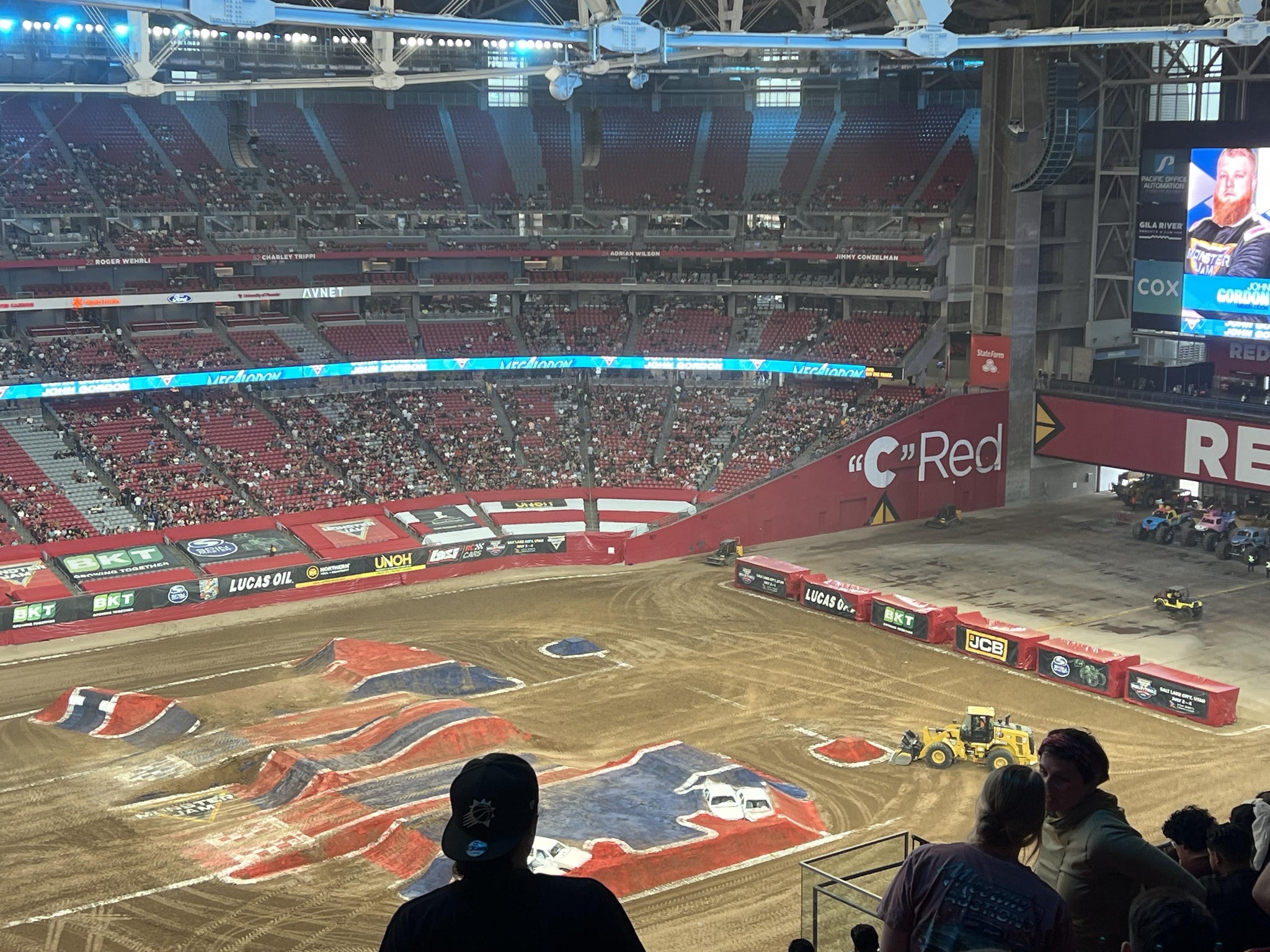 Real Fan View taken from Terrace 417 at State Farm Stadium by Angel L