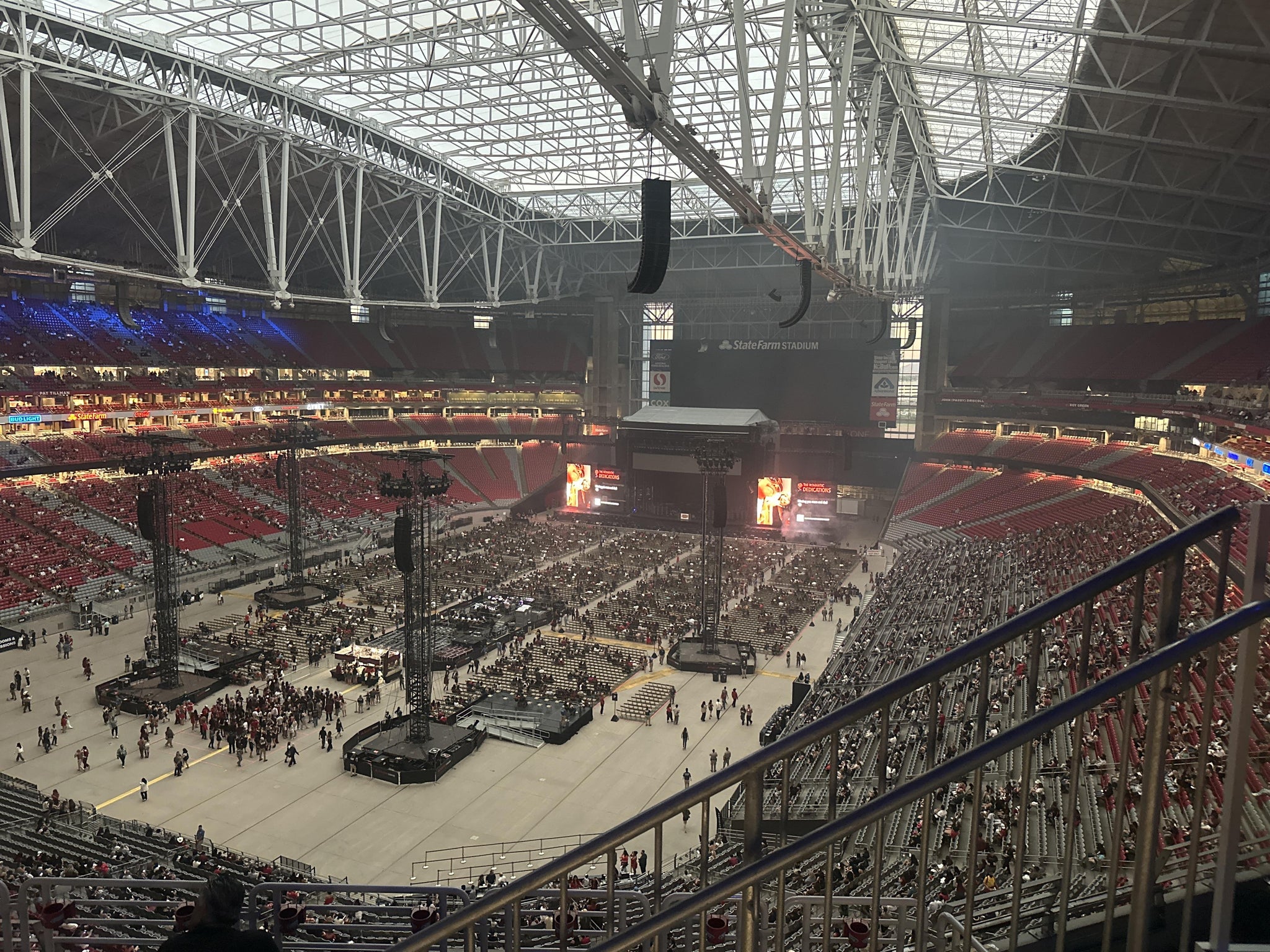 Real Fan View taken from Terrace 423 at State Farm Stadium by Yvette W