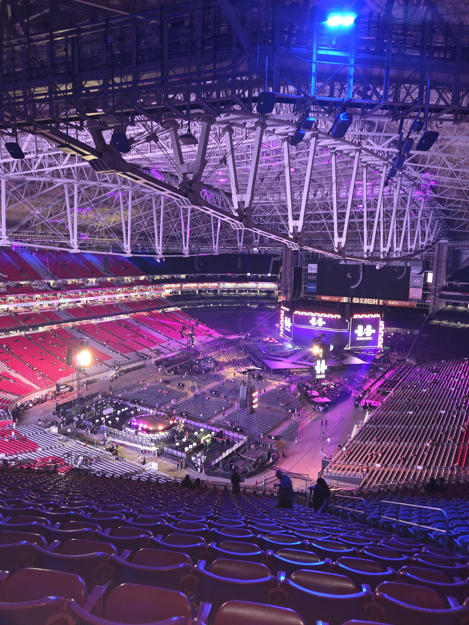 Real Fan View taken from Terrace 423 at State Farm Stadium by Alexandria D