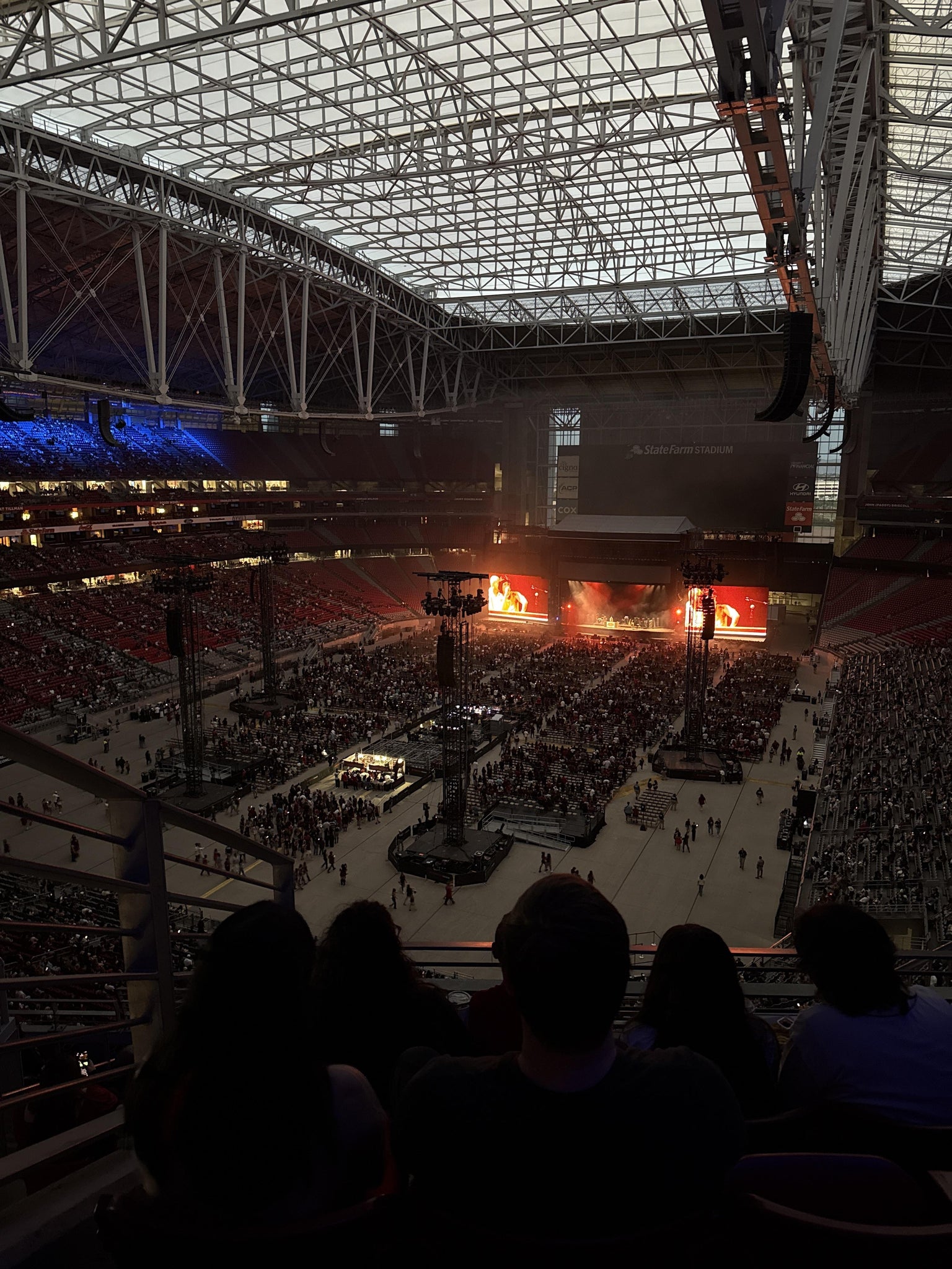 Real Fan View taken from Terrace 424 at State Farm Stadium by Alexus R