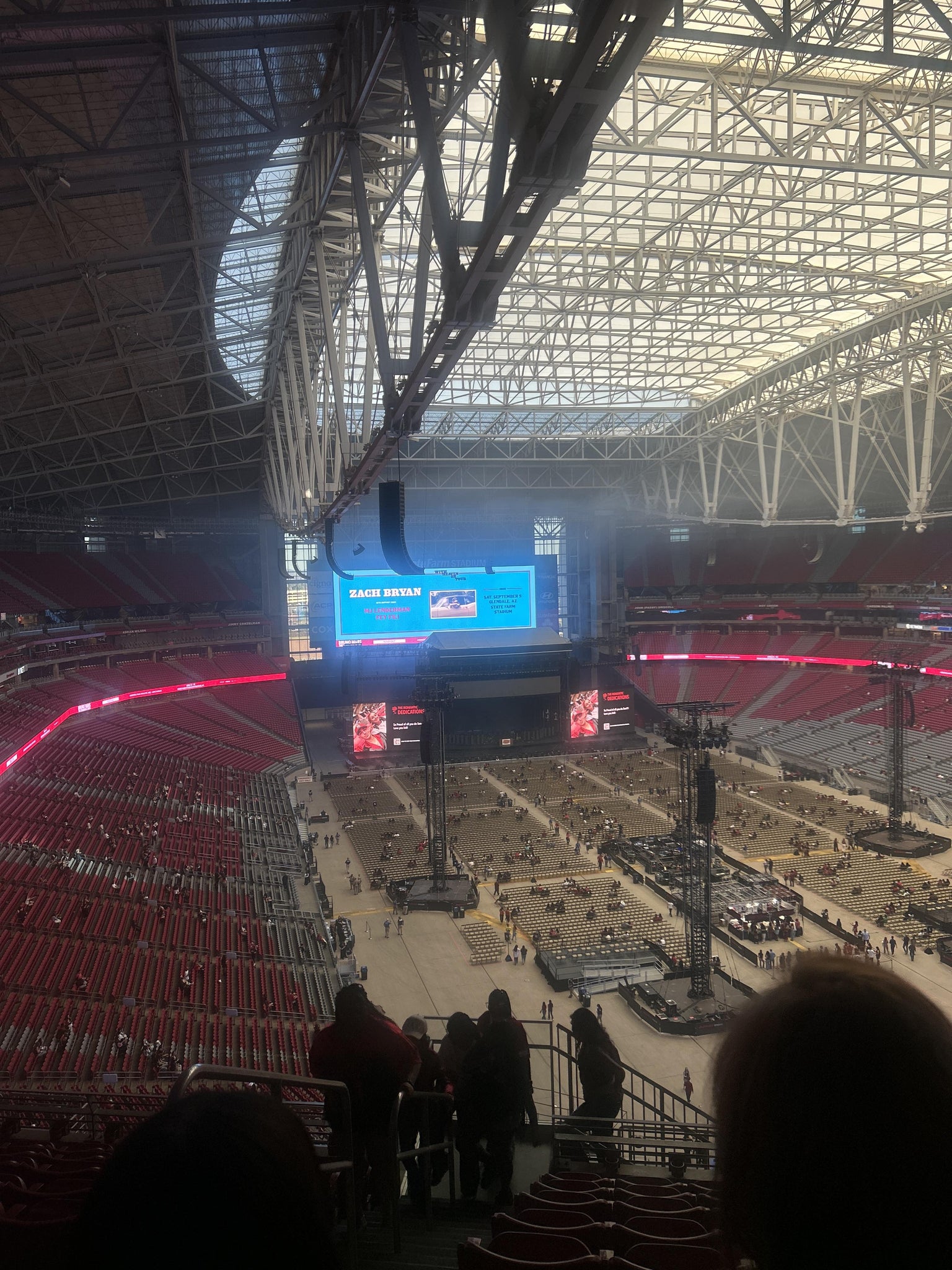 Real Fan View taken from Terrace 432 at State Farm Stadium by Karla A