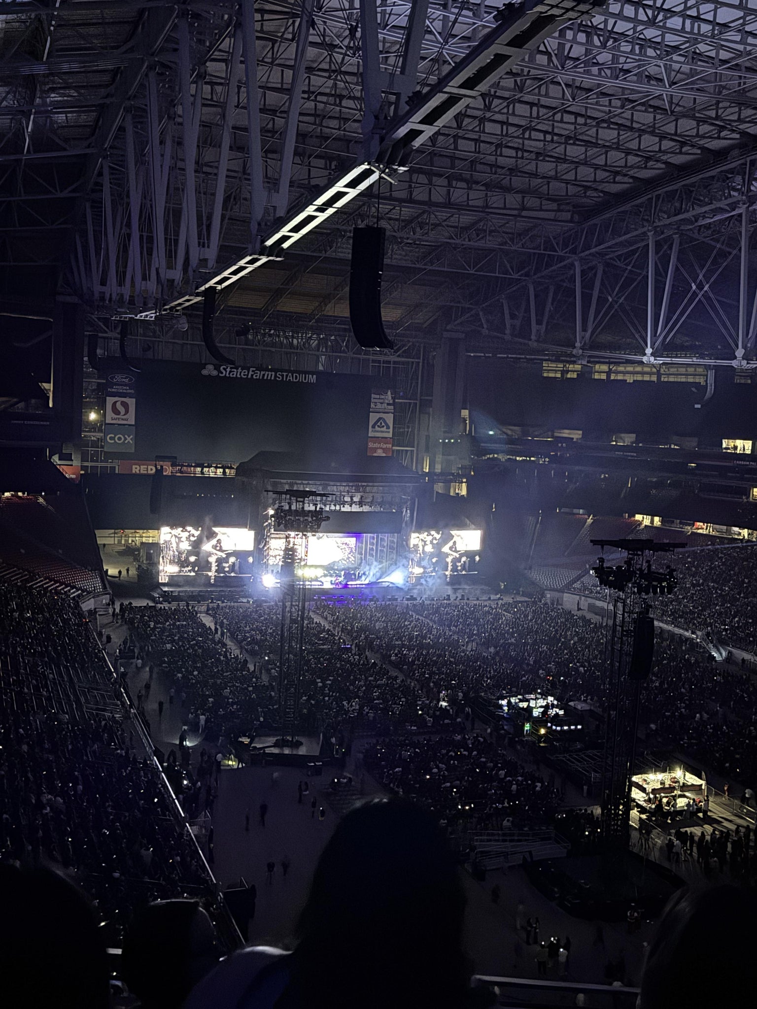 Real Fan View taken from Terrace 433 at State Farm Stadium by Paulina S