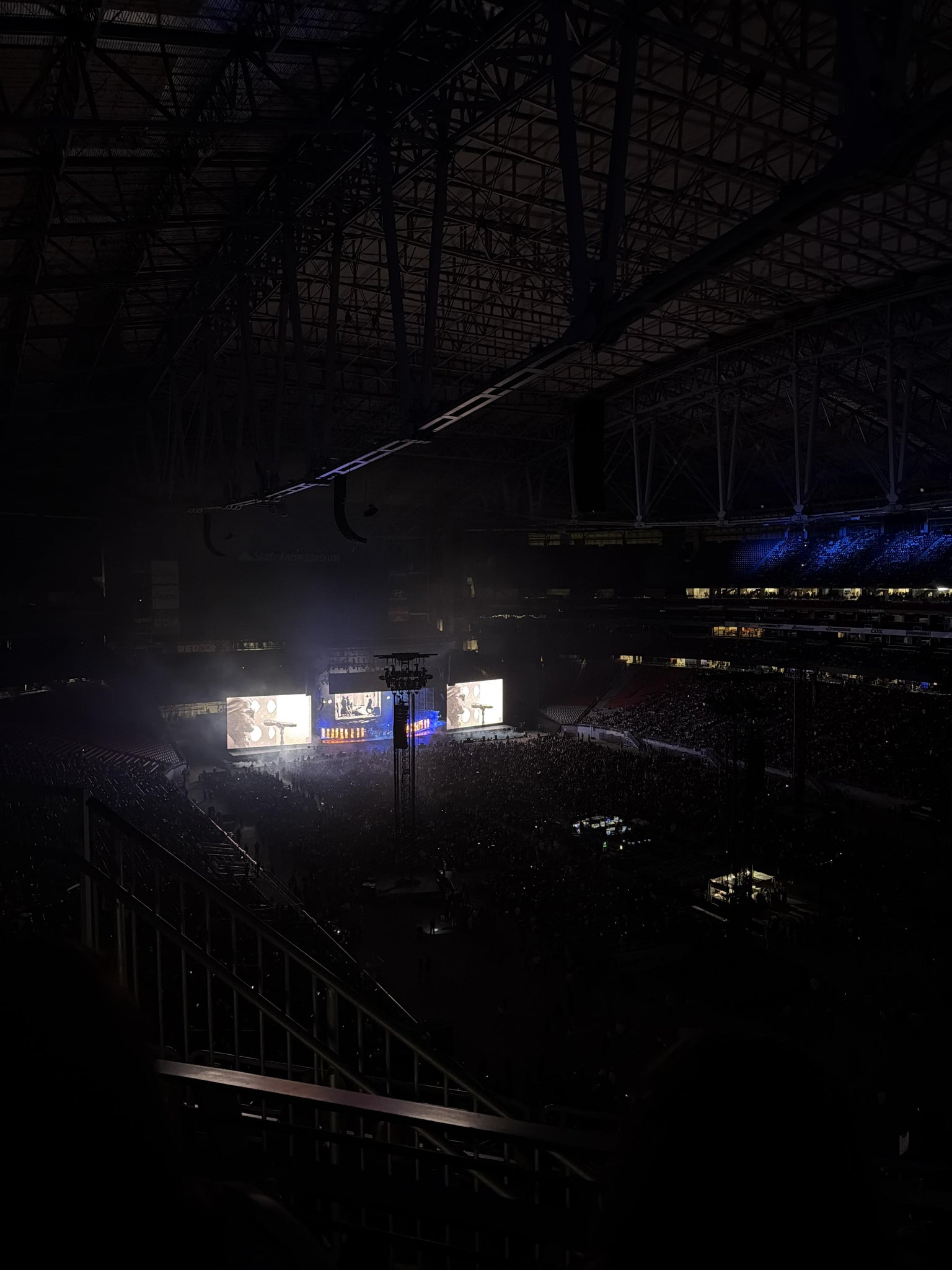 Real Fan View taken from Terrace 434 at State Farm Stadium by Sarah N