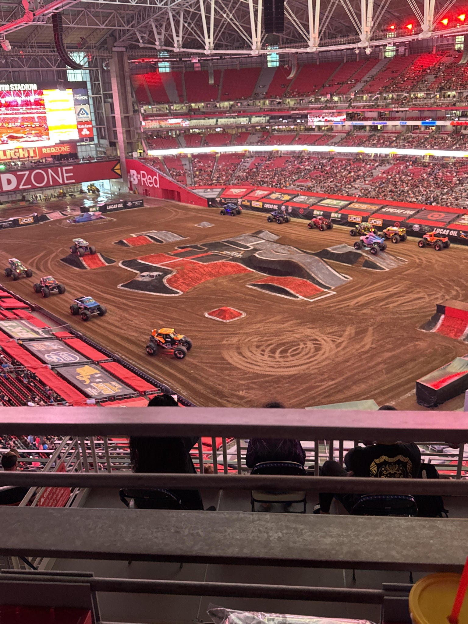 Real Fan View taken from Terrace 435 at State Farm Stadium by Anonymous User
