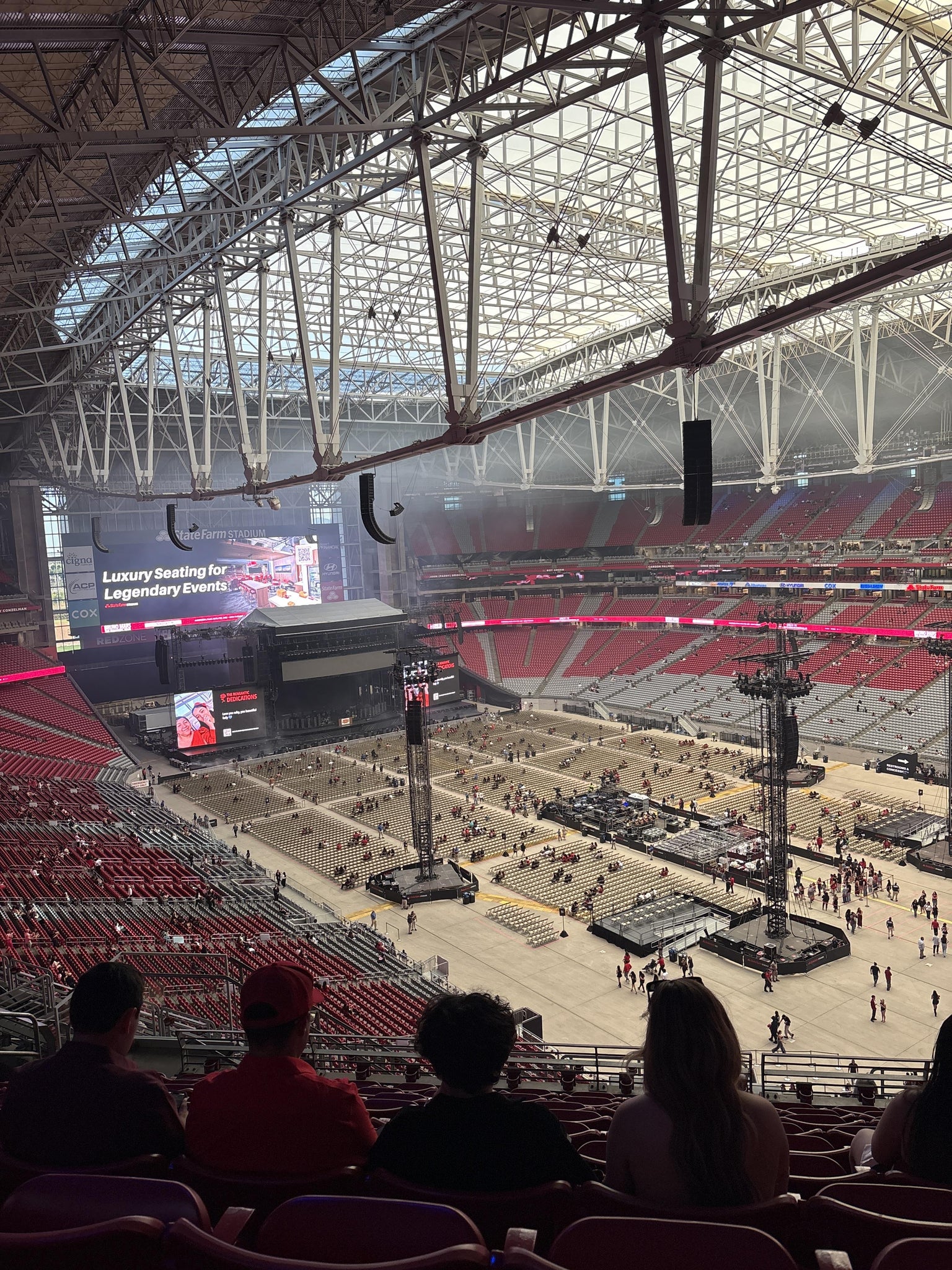 Real Fan View taken from Terrace 435 at State Farm Stadium by Ana paula J