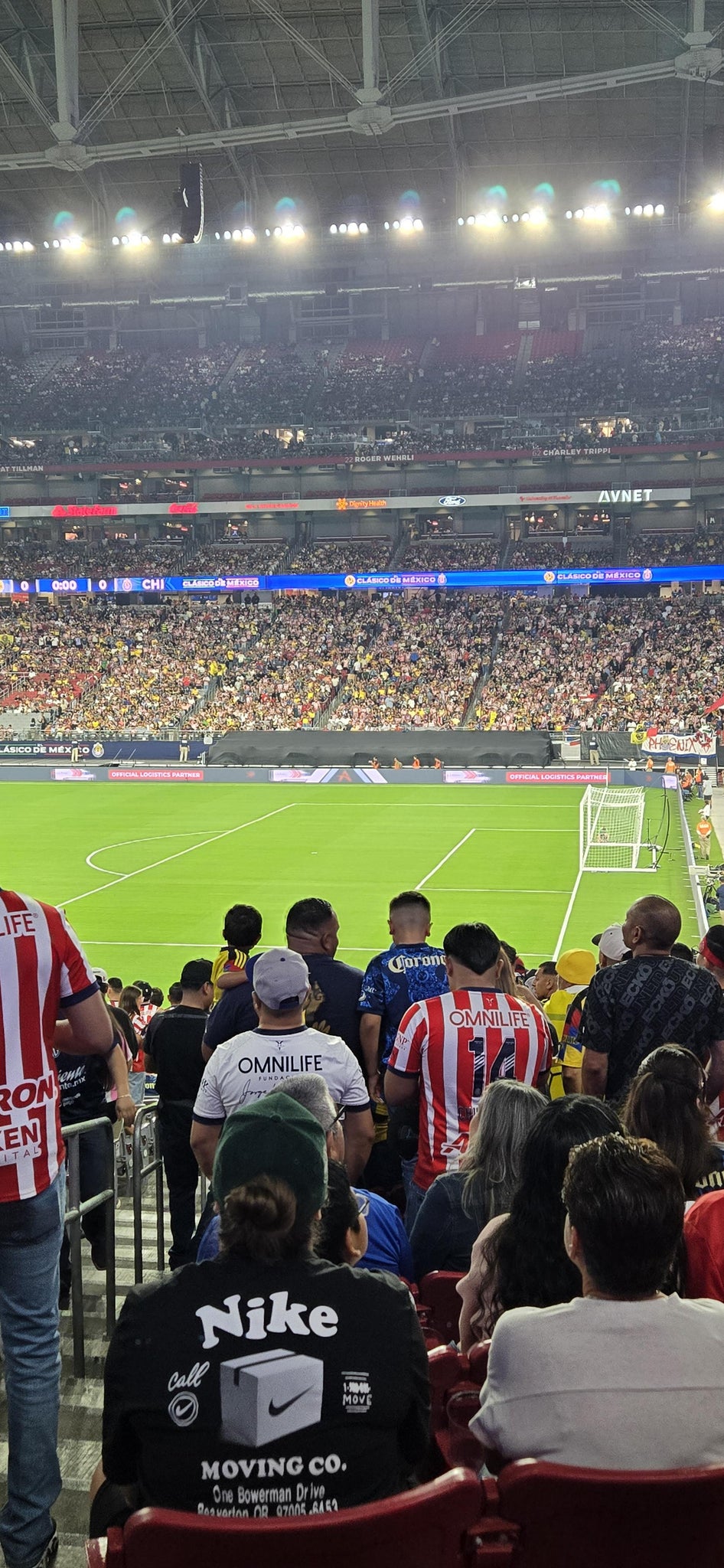 Real Fan View taken from Terrace 435 at State Farm Stadium by Jessica C