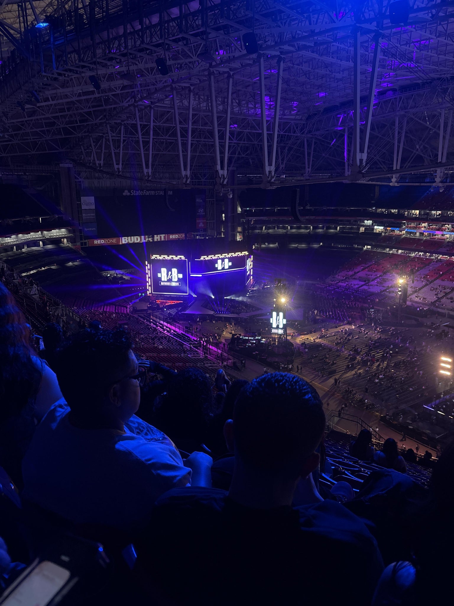 Real Fan View taken from Terrace 436 at State Farm Stadium by Christiana A
