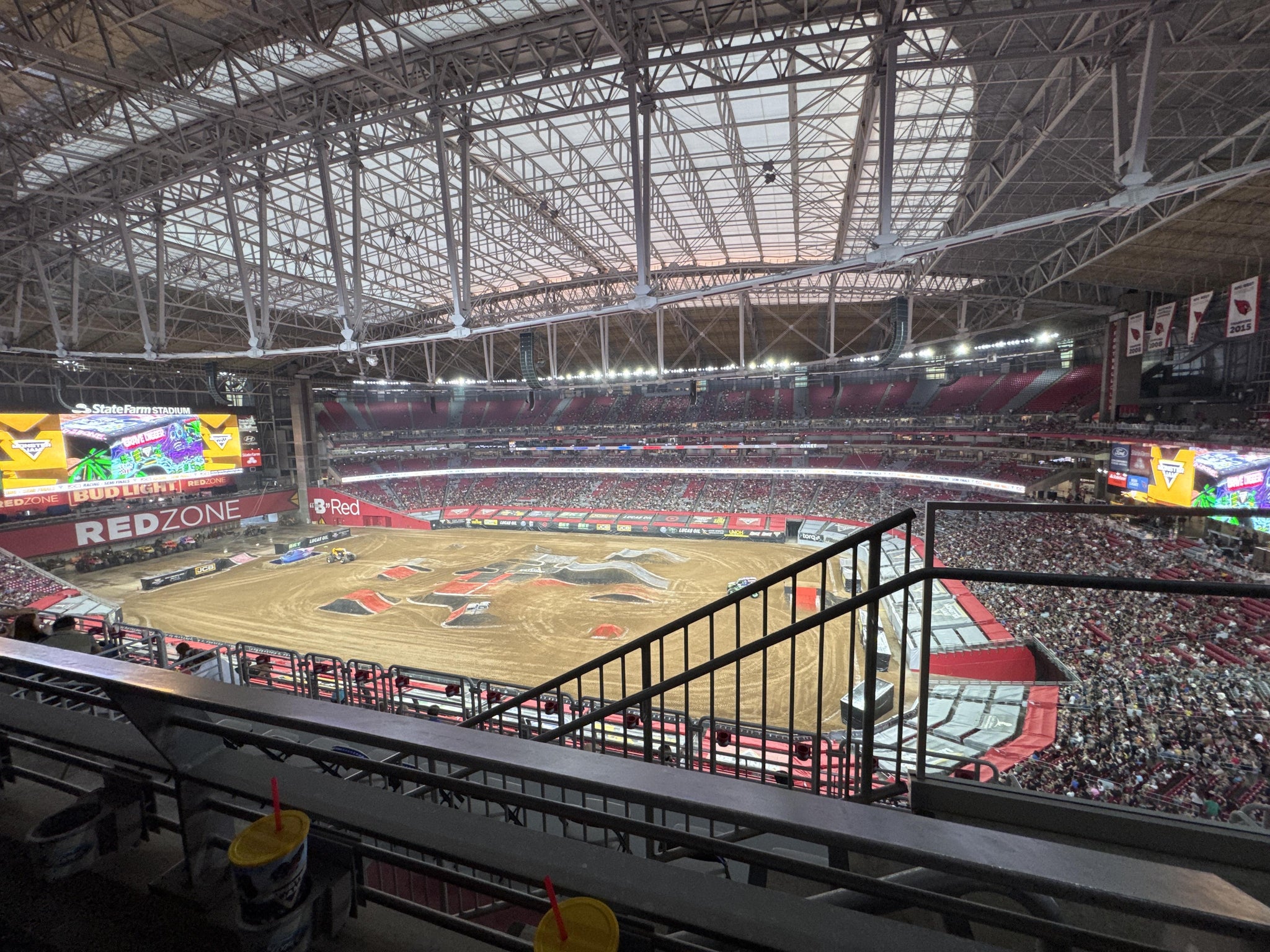 Real Fan View taken from Terrace 439 at State Farm Stadium by Linette M
