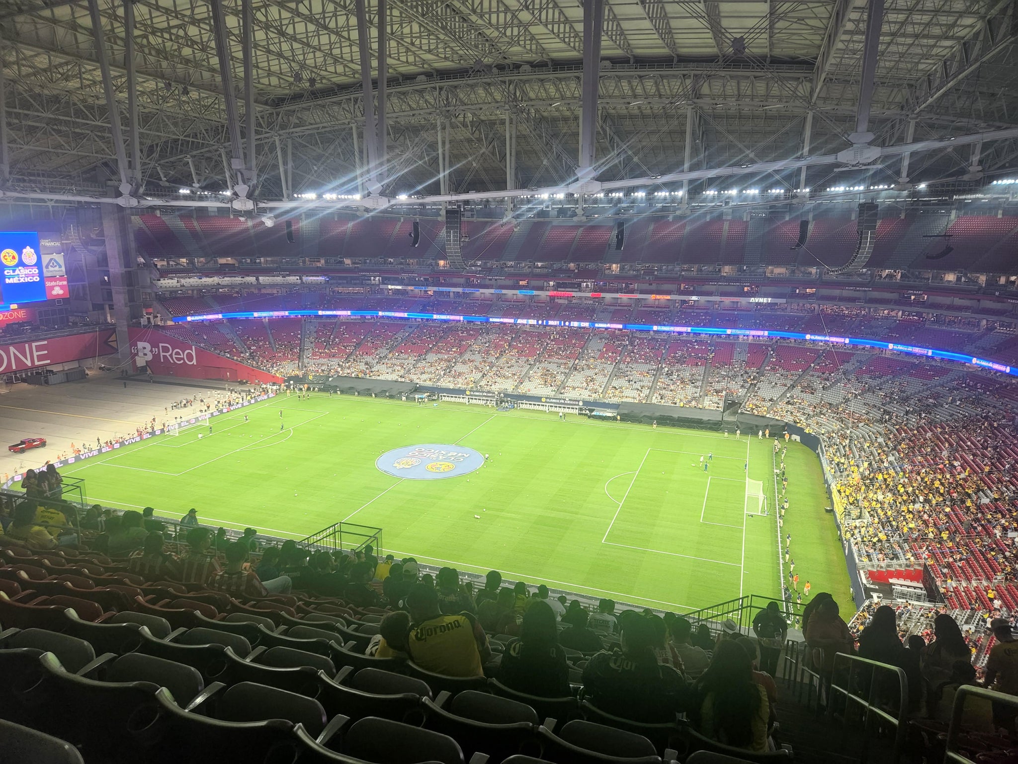 Real Fan View taken from Terrace 439 at State Farm Stadium by Mario S