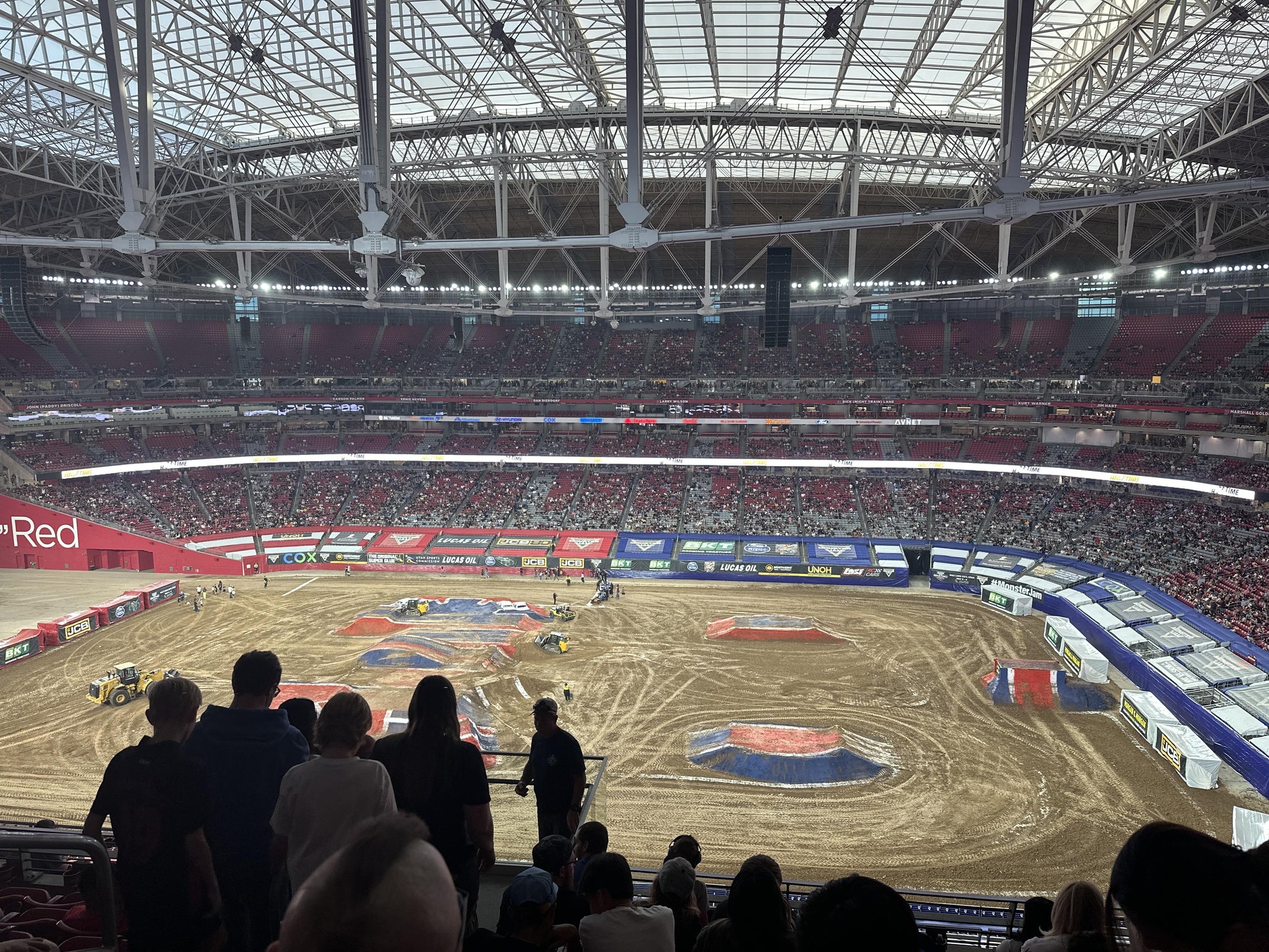 Real Fan View taken from Terrace 441 at State Farm Stadium by Dylan S