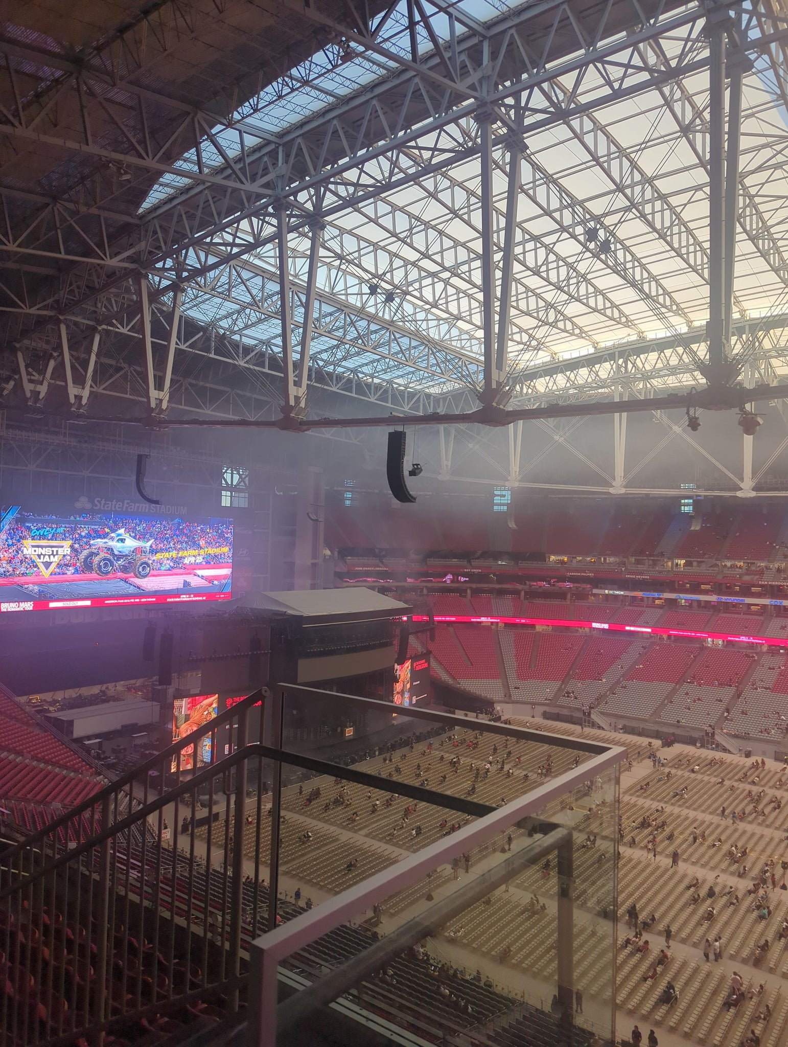 Real Fan View taken from Terrace 442 at State Farm Stadium by Jacob U