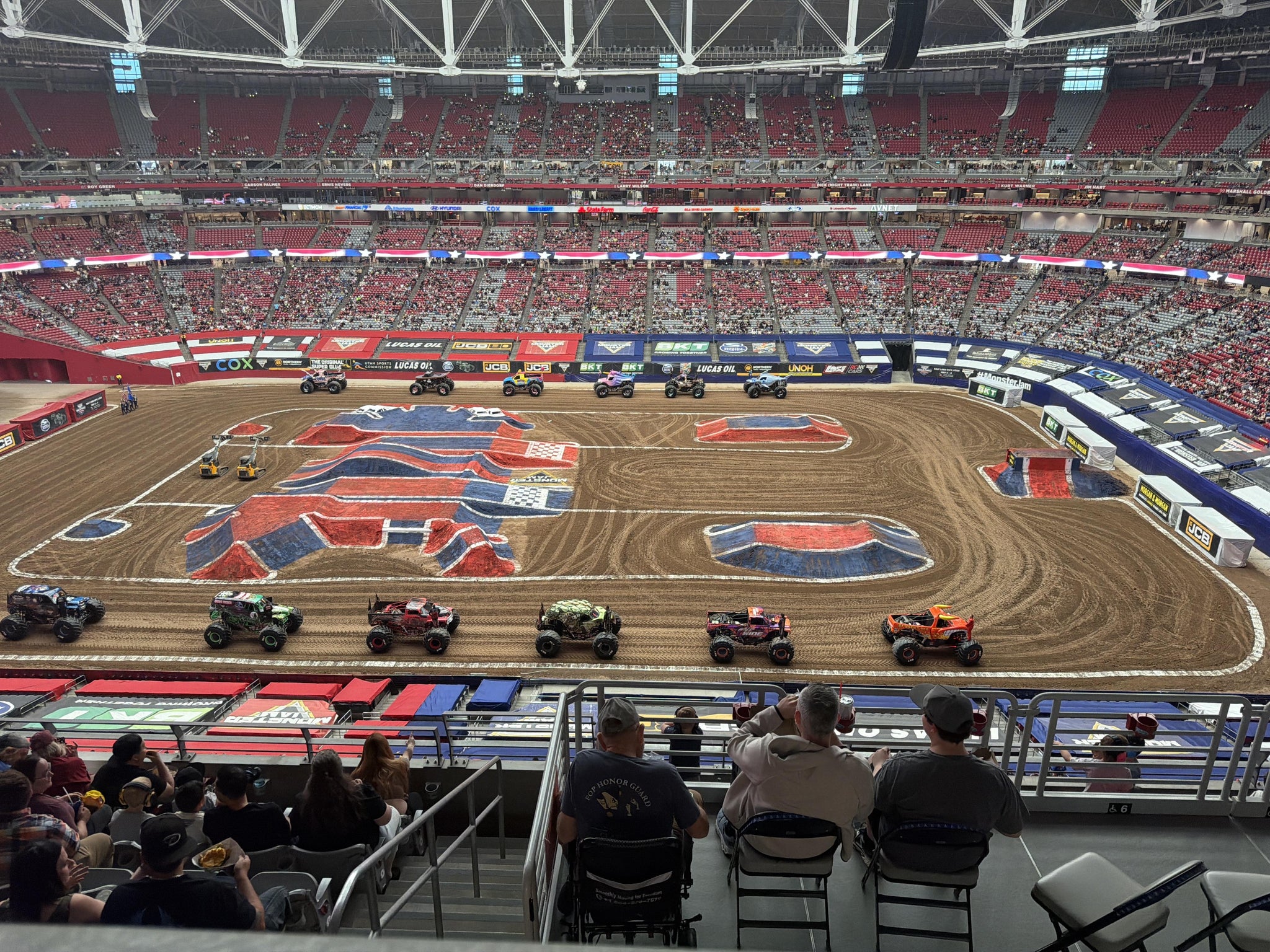 Real Fan View taken from Terrace 442 at State Farm Stadium by Kaitlin S