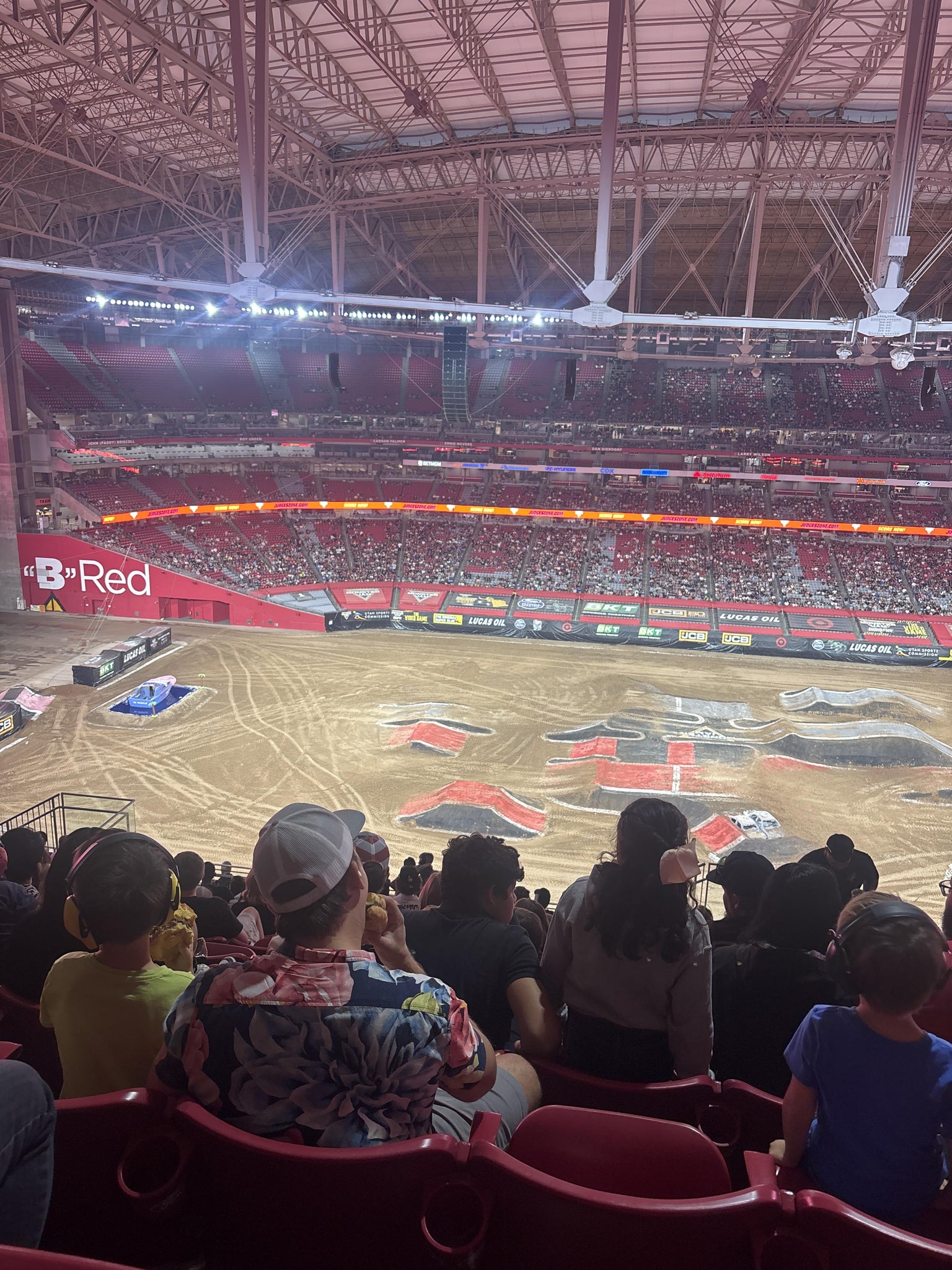 Real Fan View taken from Terrace 445 at State Farm Stadium by Marlene F