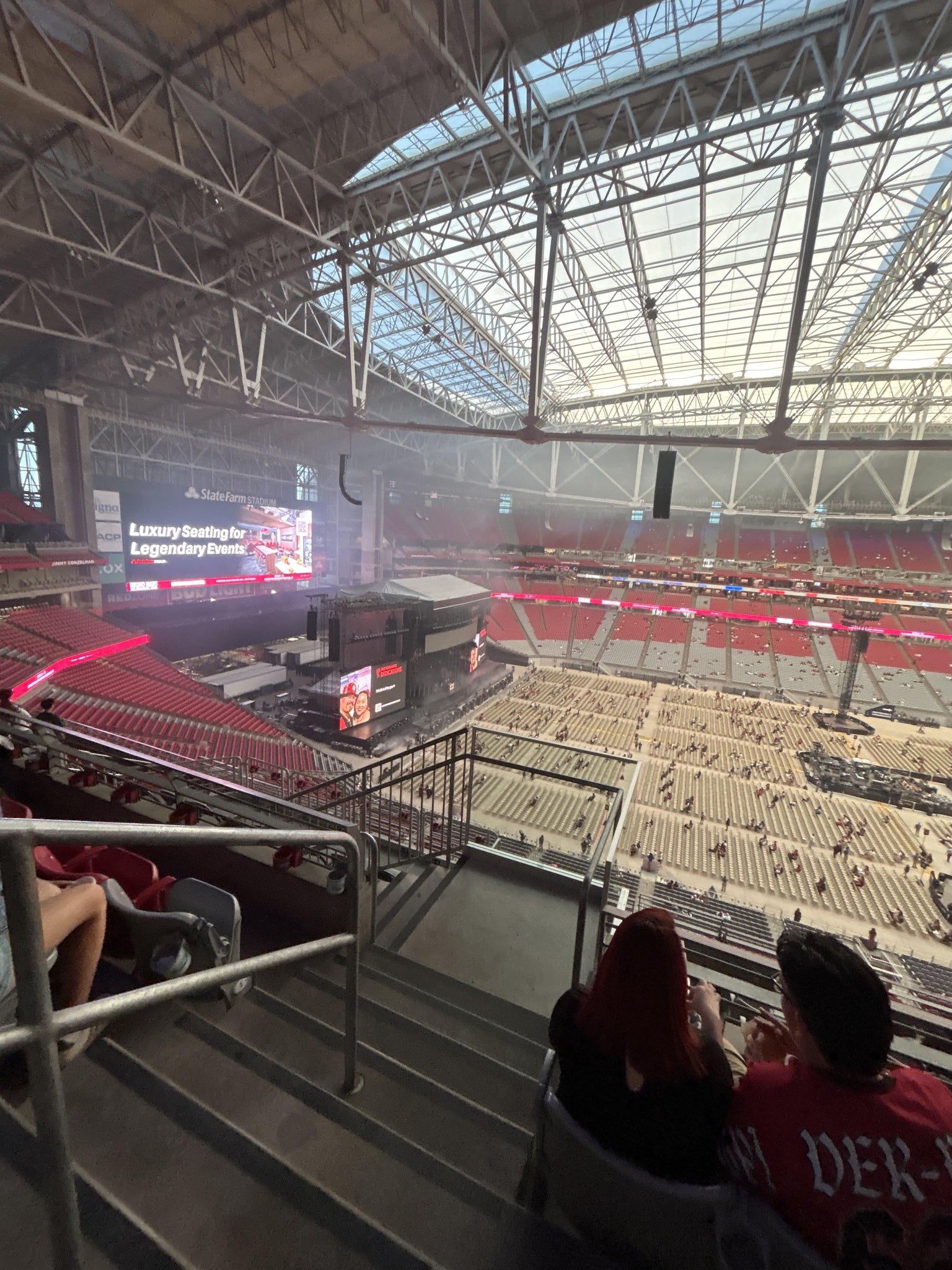 Real Fan View taken from Terrace 445 at State Farm Stadium by Emmelyn J