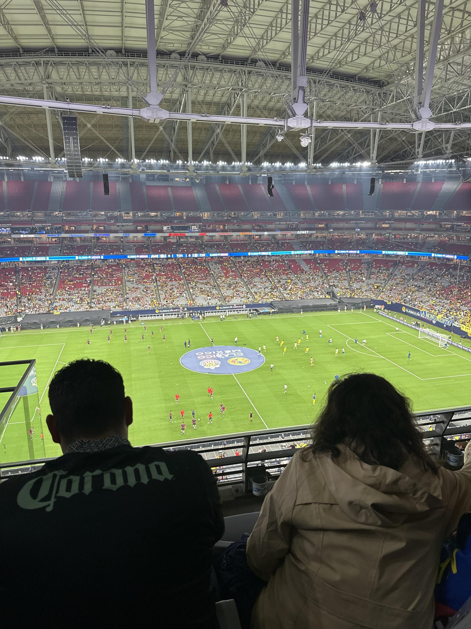 Real Fan View taken from Terrace 446 at State Farm Stadium by Nathalia S