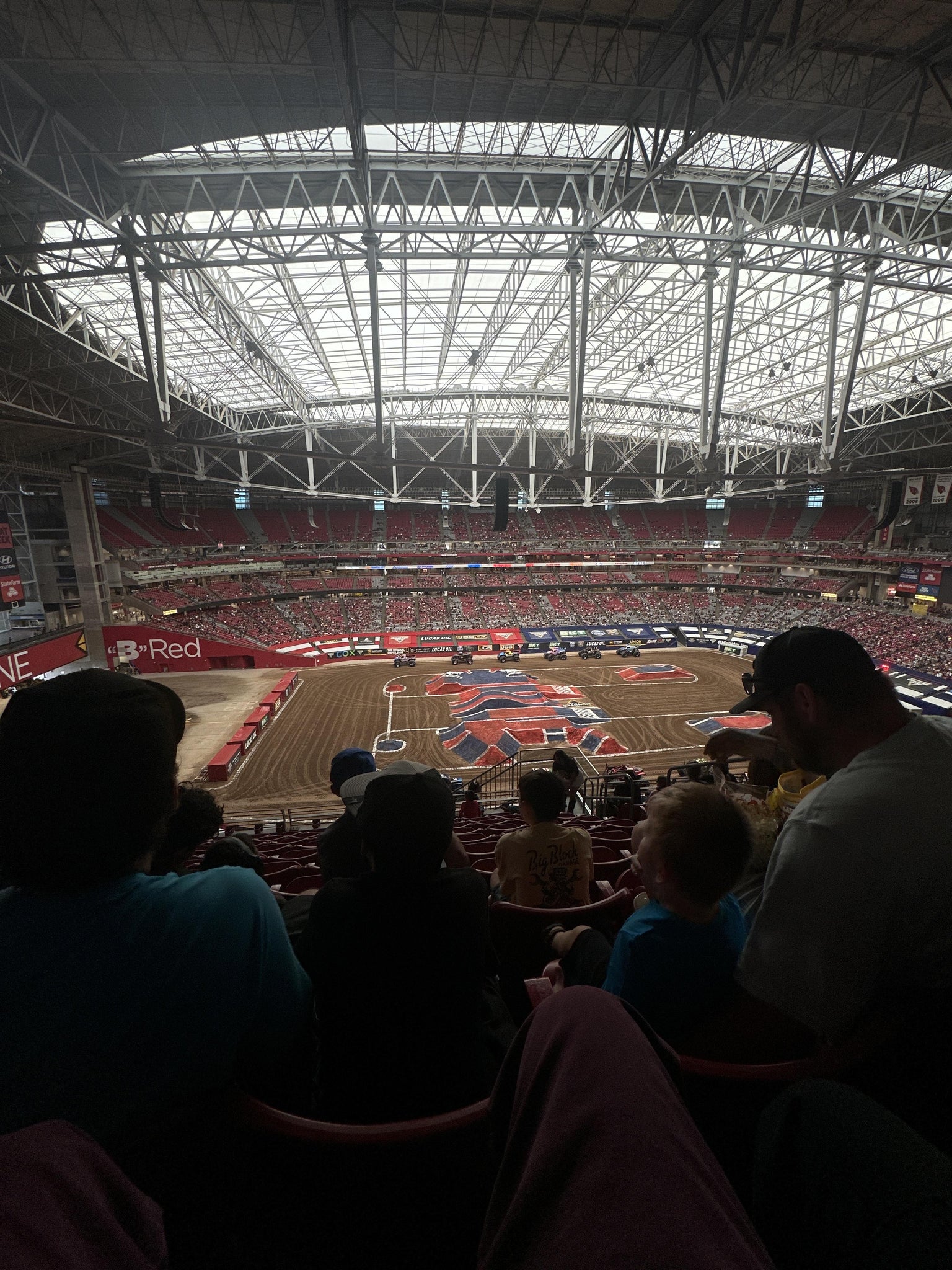 Real Fan View taken from Terrace 447 at State Farm Stadium by Rayanna W