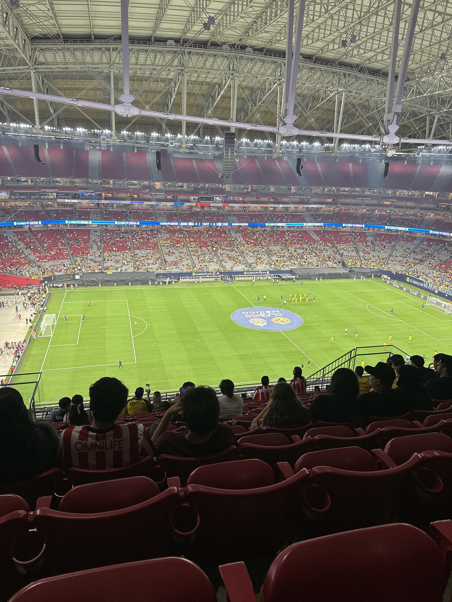 Real Fan View taken from Terrace 447 at State Farm Stadium by Lizeth V