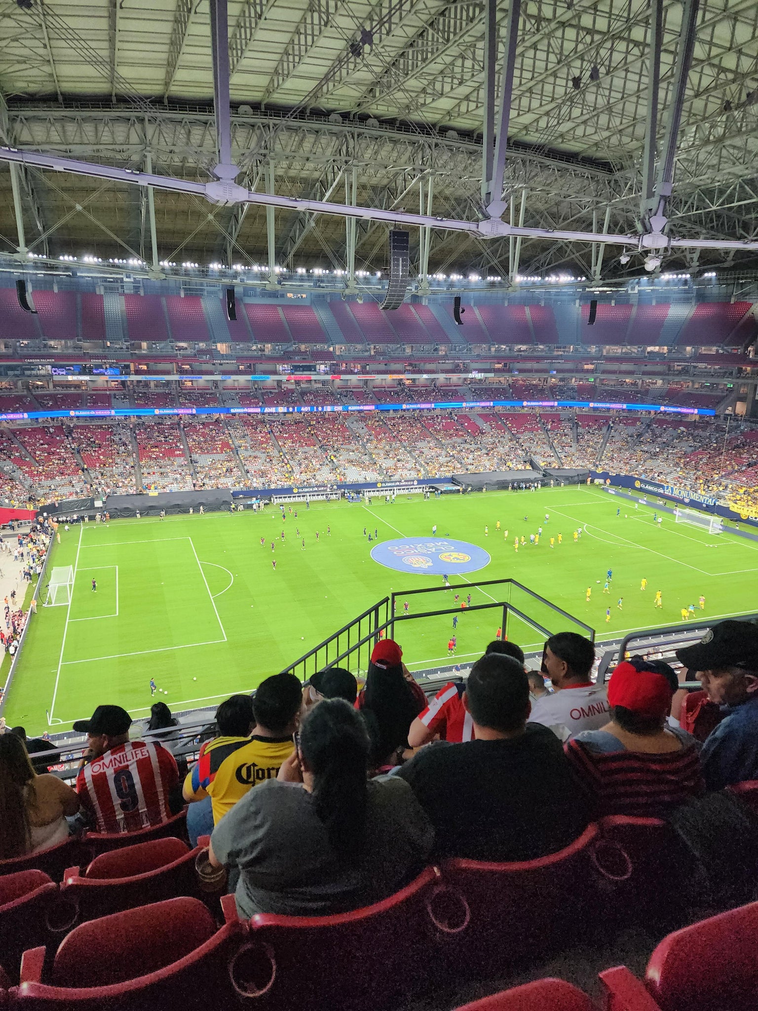 Real Fan View taken from Terrace 448 at State Farm Stadium by Gerardo B