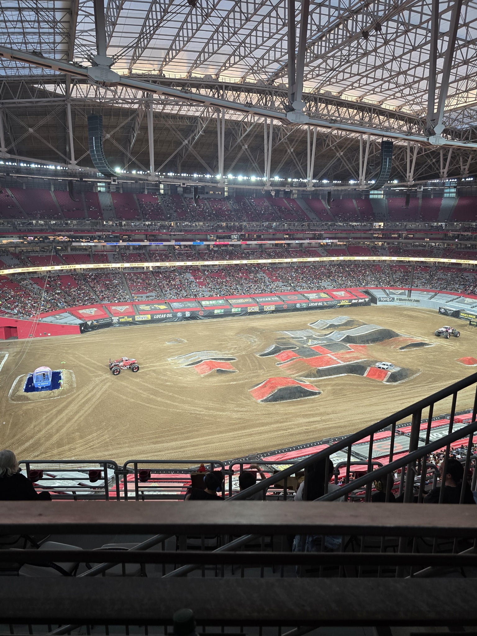 Real Fan View taken from Terrace 450 at State Farm Stadium by Jenna r F