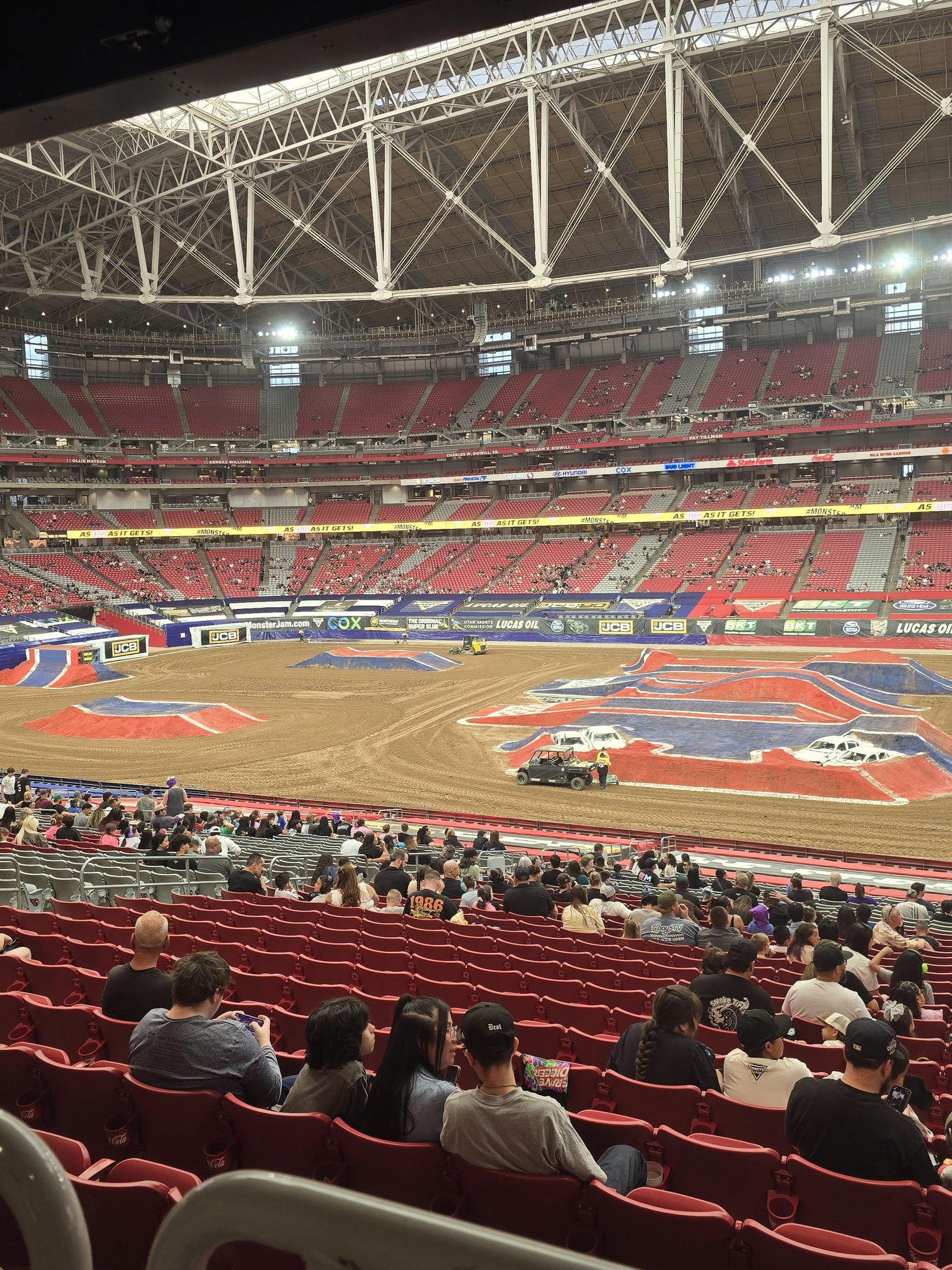 Real Fan View taken from Section WC 106 at State Farm Stadium by Shawna M
