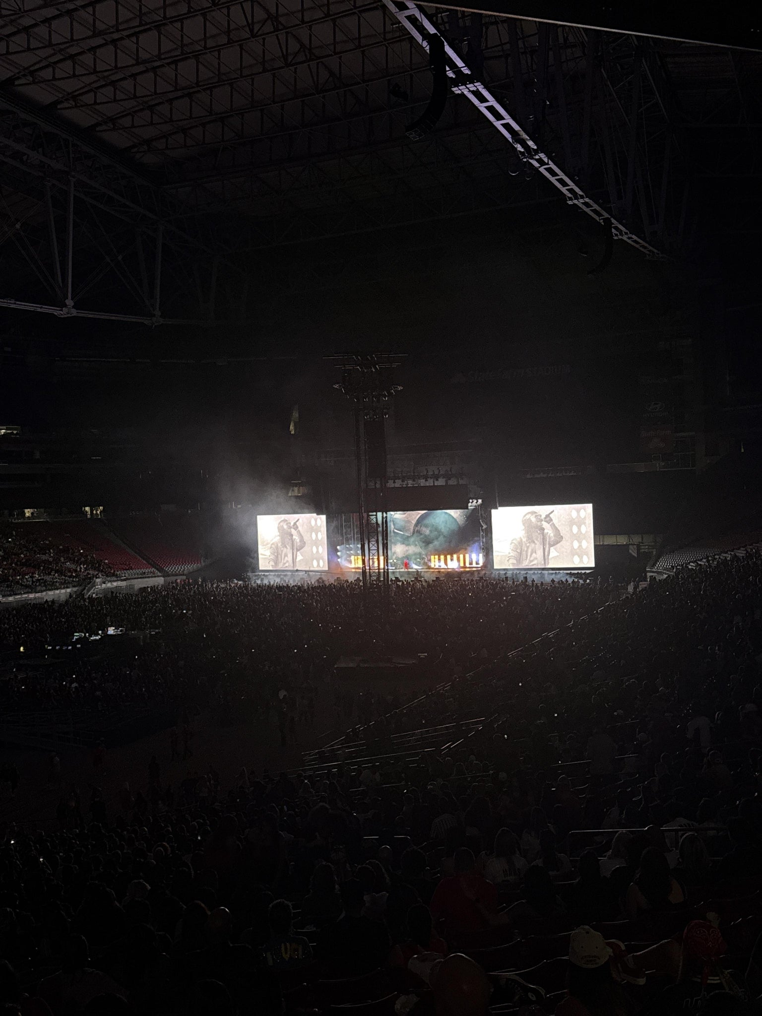 Real Fan View taken from Section WC 114 at State Farm Stadium by Starlett M