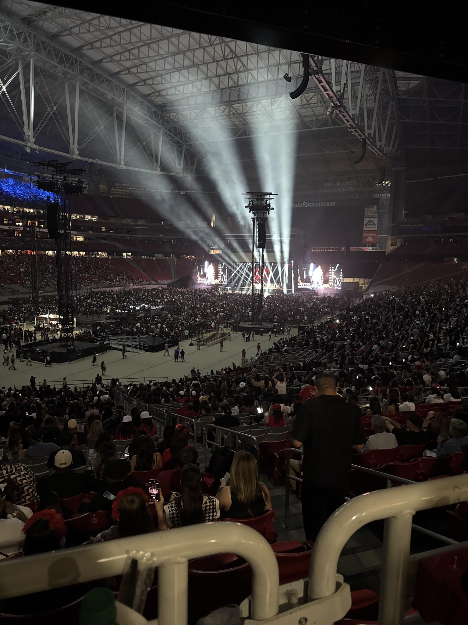 Real Fan View taken from Section WC 115 at State Farm Stadium by Serena M