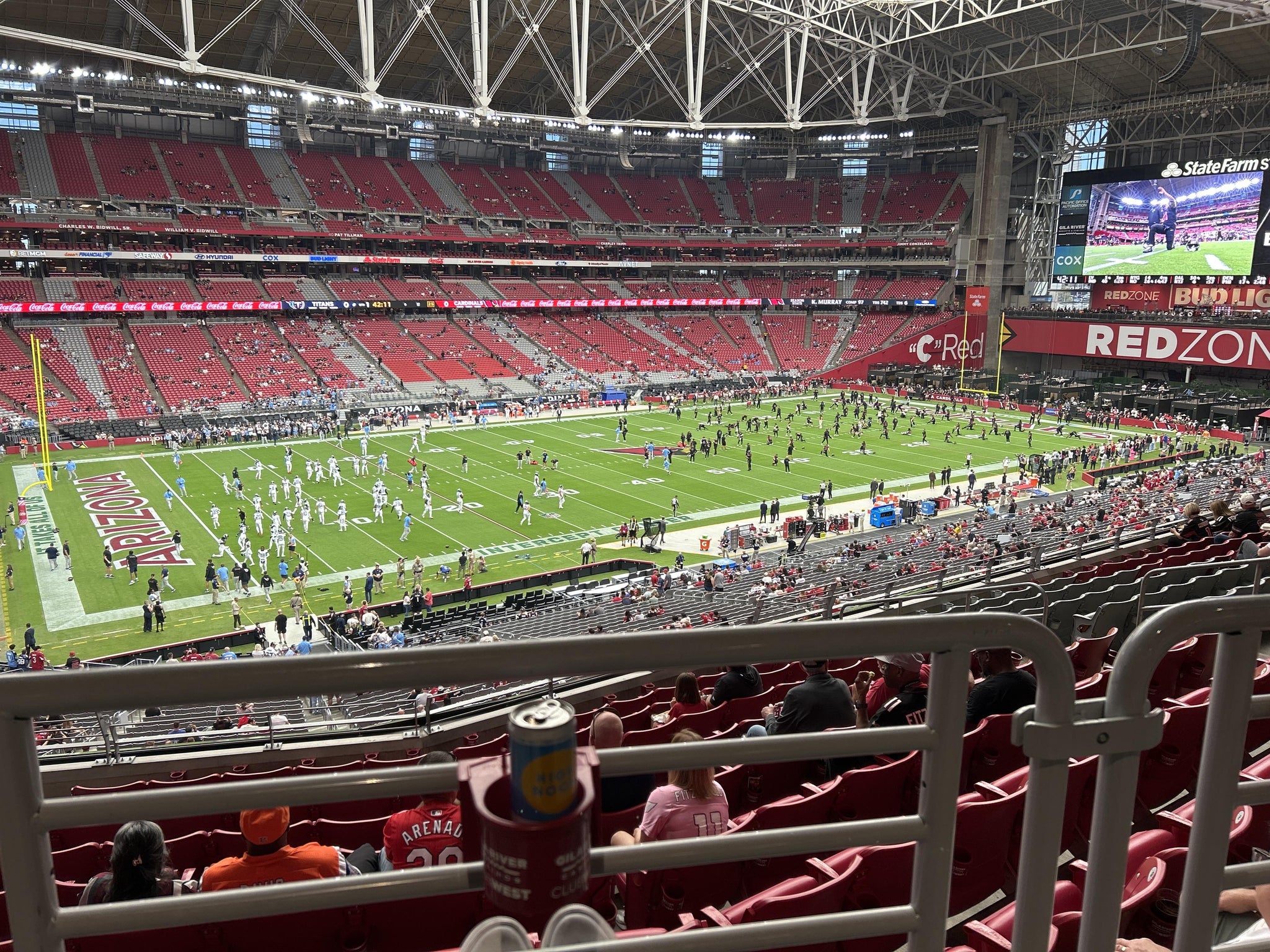 Real Fan View taken from Section WC 217 at State Farm Stadium by Glorimar S