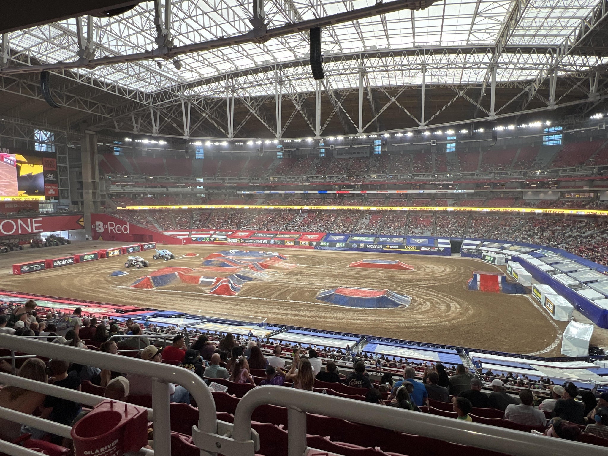 Real Fan View taken from Section WC 234 at State Farm Stadium by Chris H