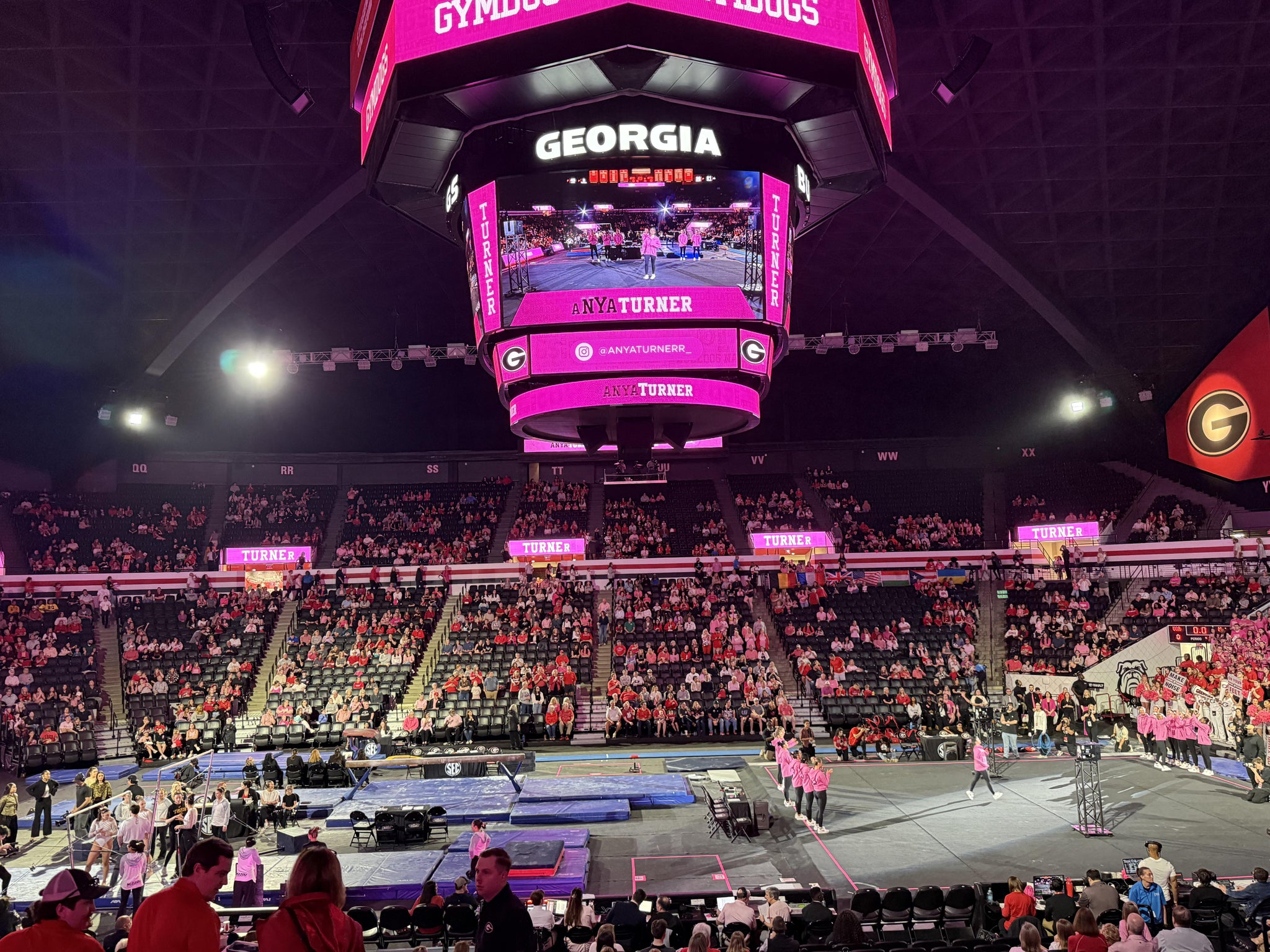 Real Fan View taken from Section E at Stegeman Coliseum by Hector V