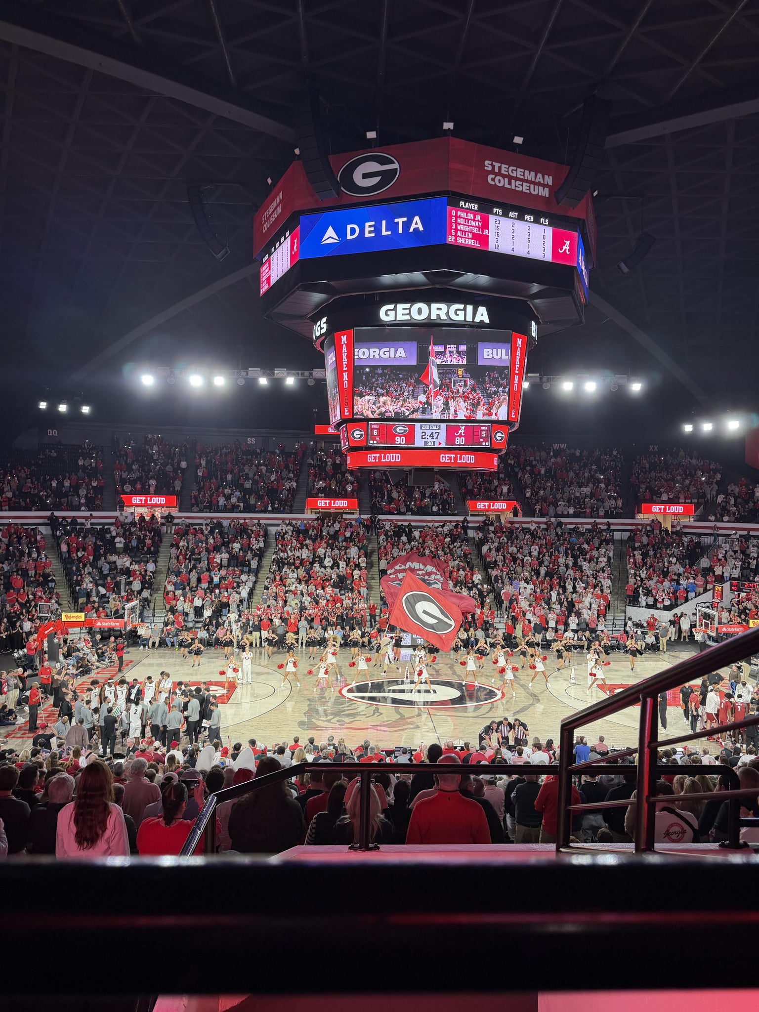 Real Fan View taken from Section FF at Stegeman Coliseum by Alan V
