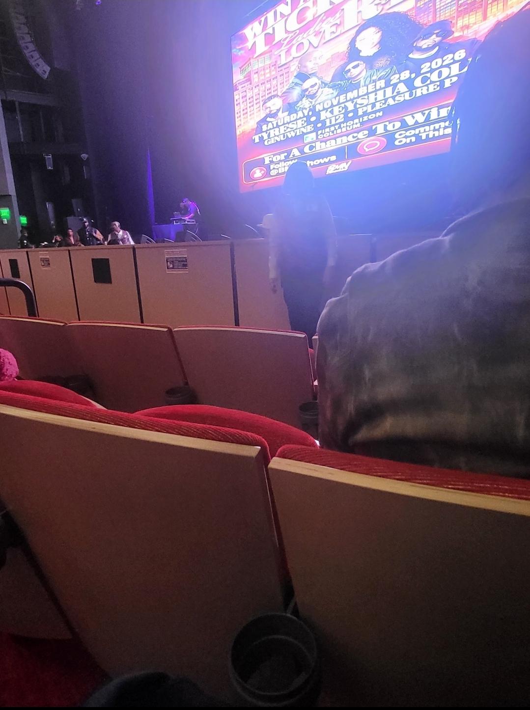 Real Fan View taken from Orchestra Right Center at Steven Tanger Center for the Performing Arts by Shakyla D