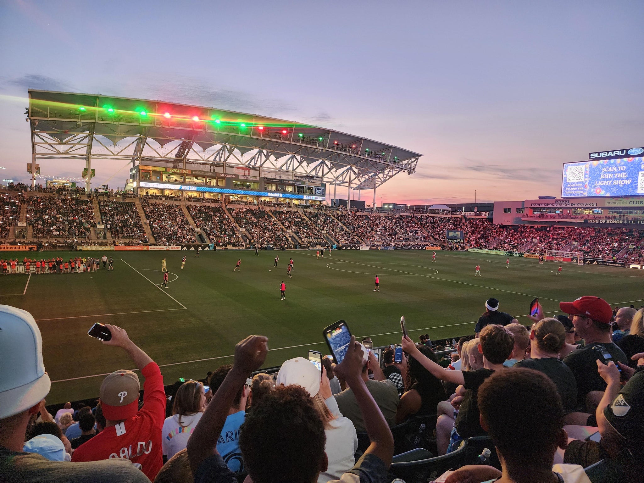 Vue réelle des fans prise de la Section 131 au site Subaru Park par Omonye O
