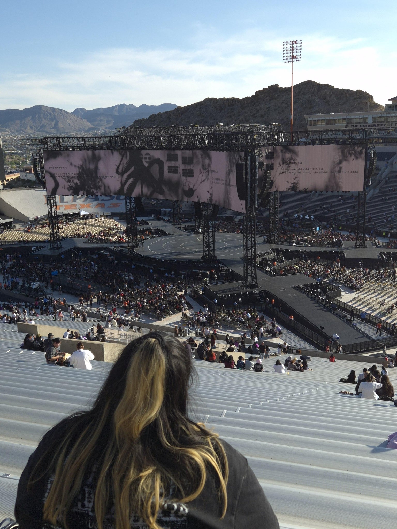 Real Fan View taken from Section 18 at Sun Bowl Stadium by Erika M