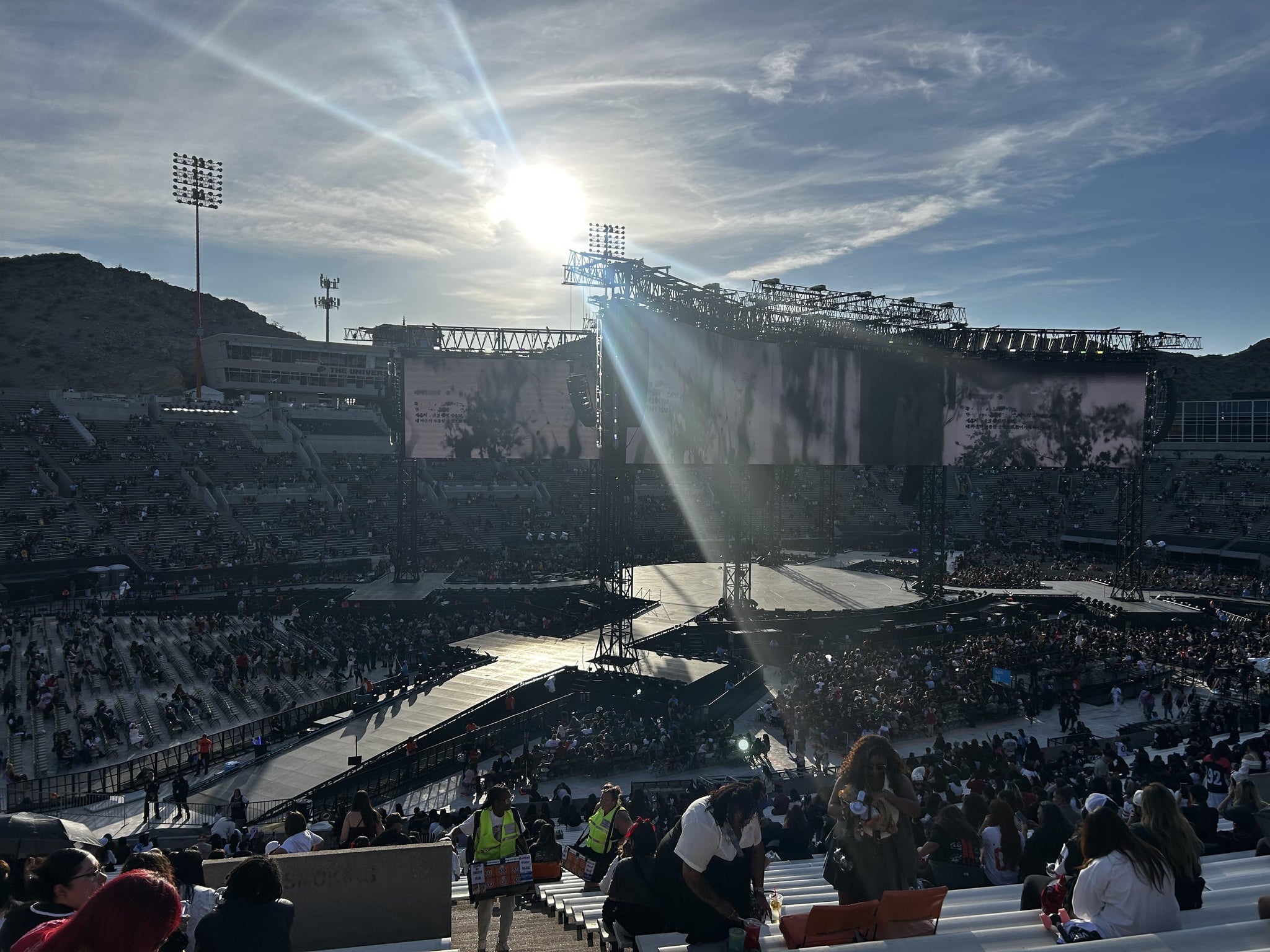 Real Fan View taken from Section 26 at Sun Bowl Stadium by Vianney R