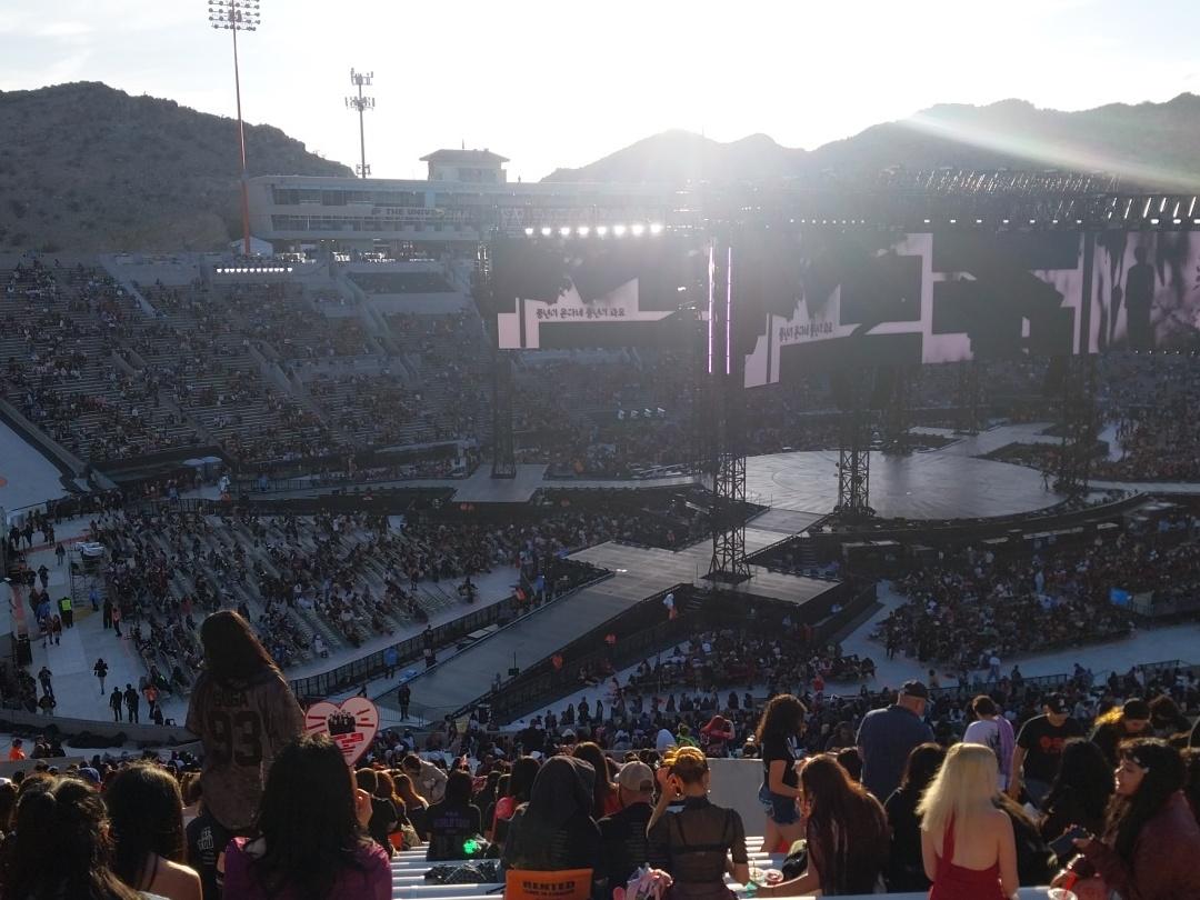 Real Fan View taken from Section 26 at Sun Bowl Stadium by Valerie U